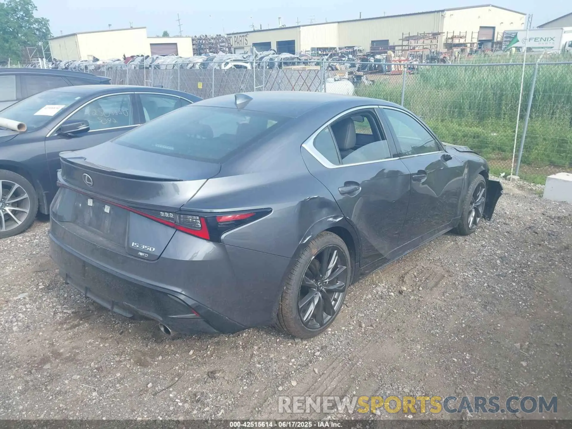 4 Photograph of a damaged car JTHBZ1E21R5036891 LEXUS IS 350 2024