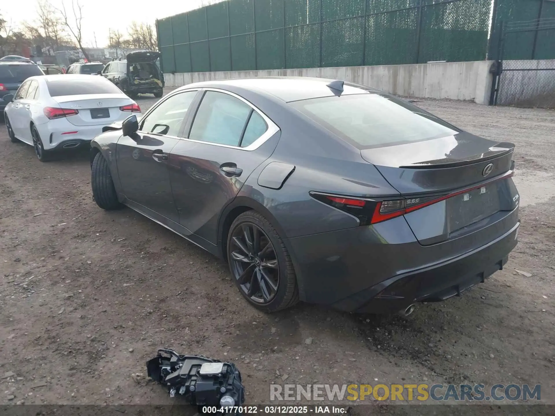 3 Photograph of a damaged car JTHBZ1E24R5035556 LEXUS IS 350 2024