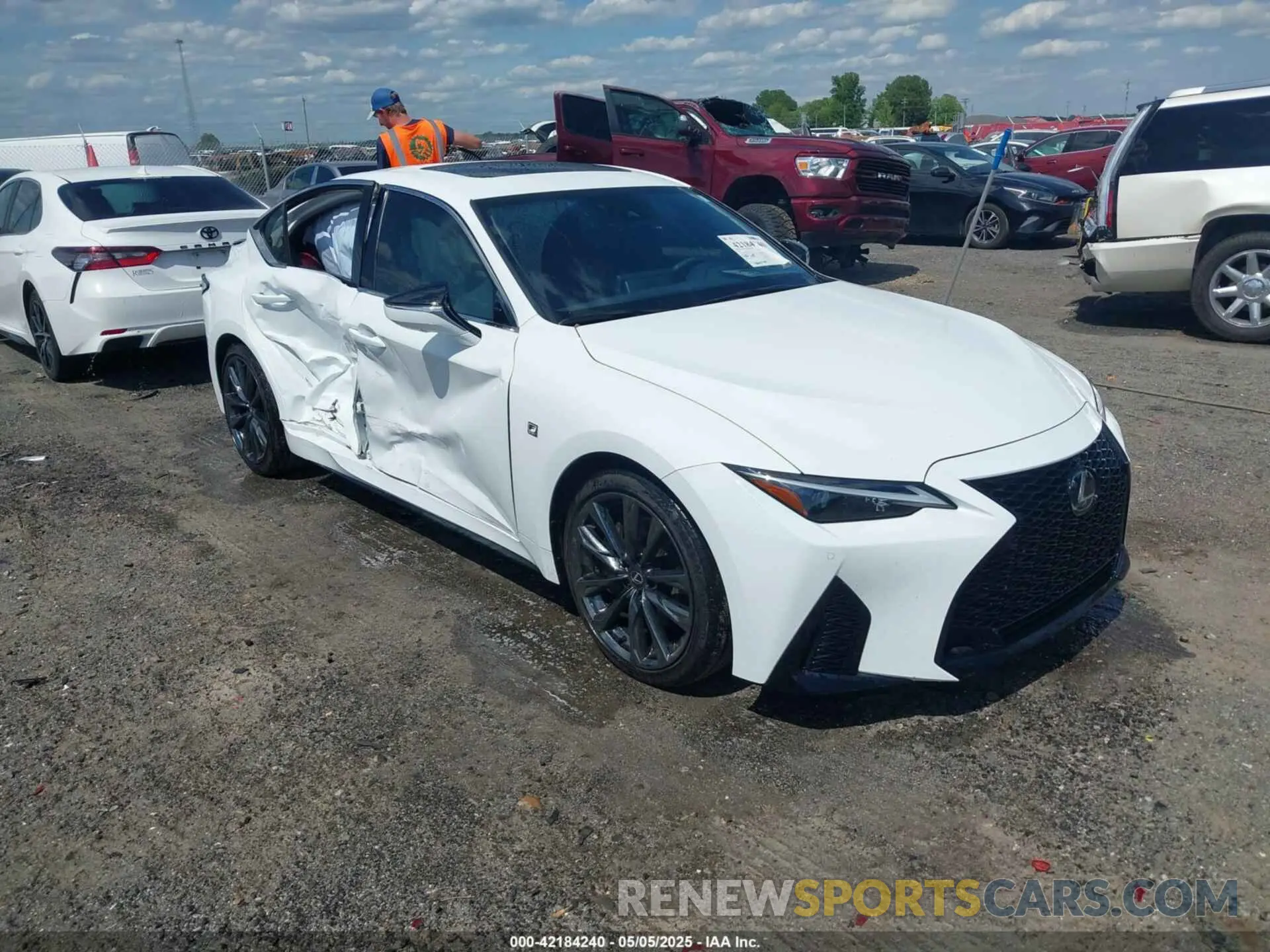 1 Photograph of a damaged car JTHGZ1B21R5078519 LEXUS IS 350 2024