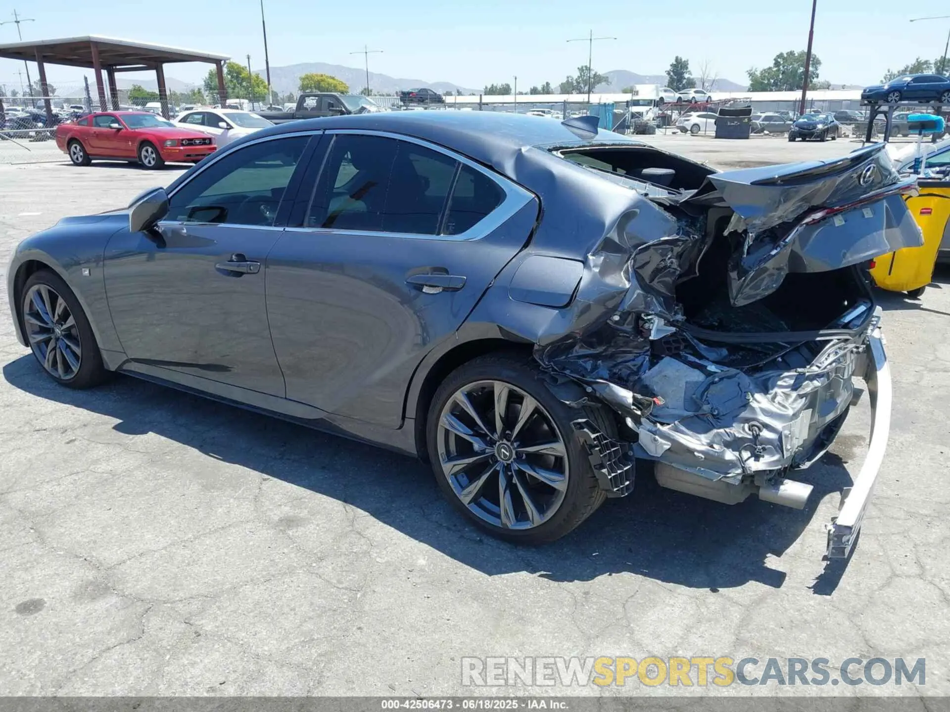 3 Photograph of a damaged car JTHGZ1B21R5082151 LEXUS IS 350 2024