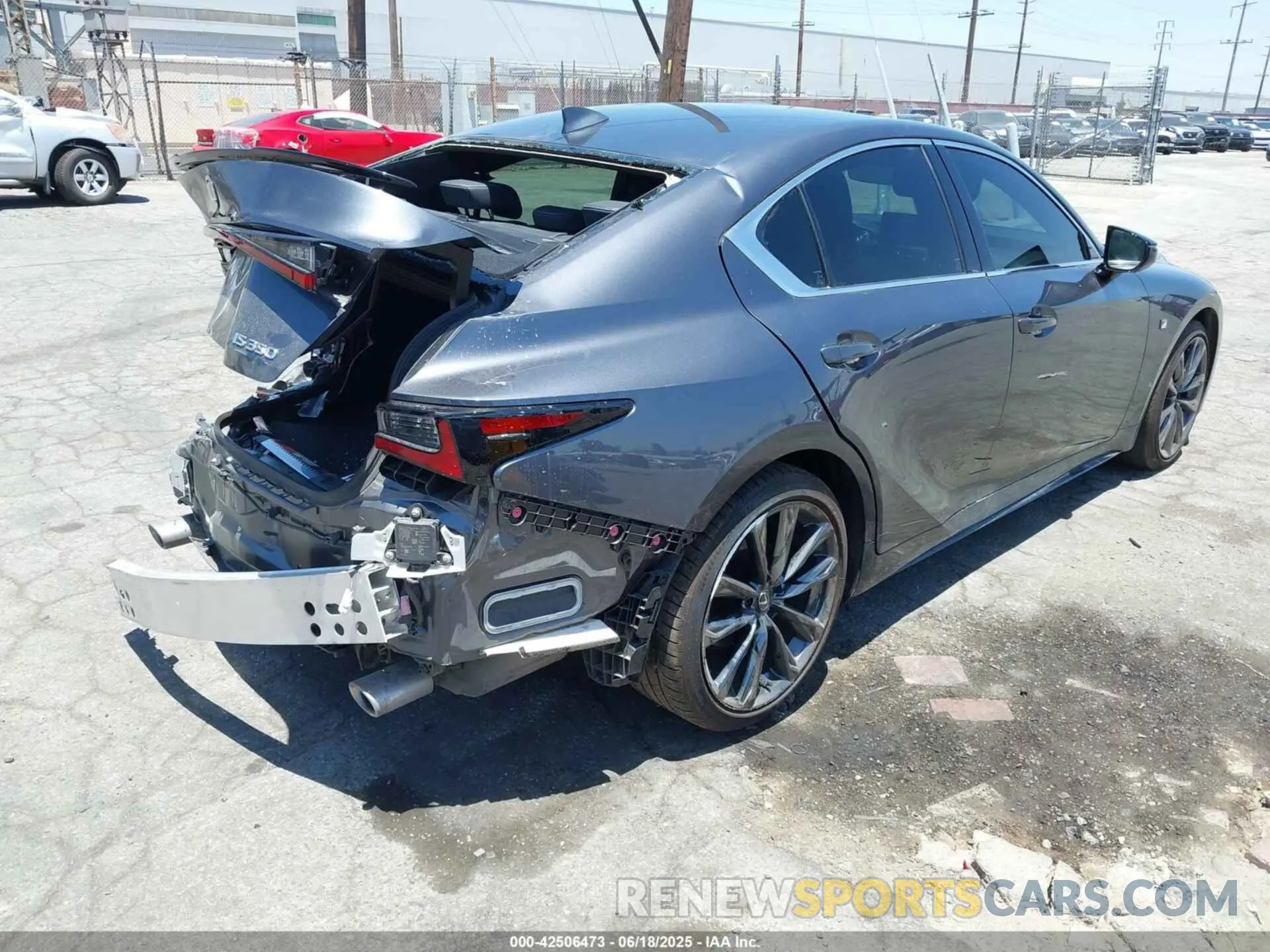 4 Photograph of a damaged car JTHGZ1B21R5082151 LEXUS IS 350 2024