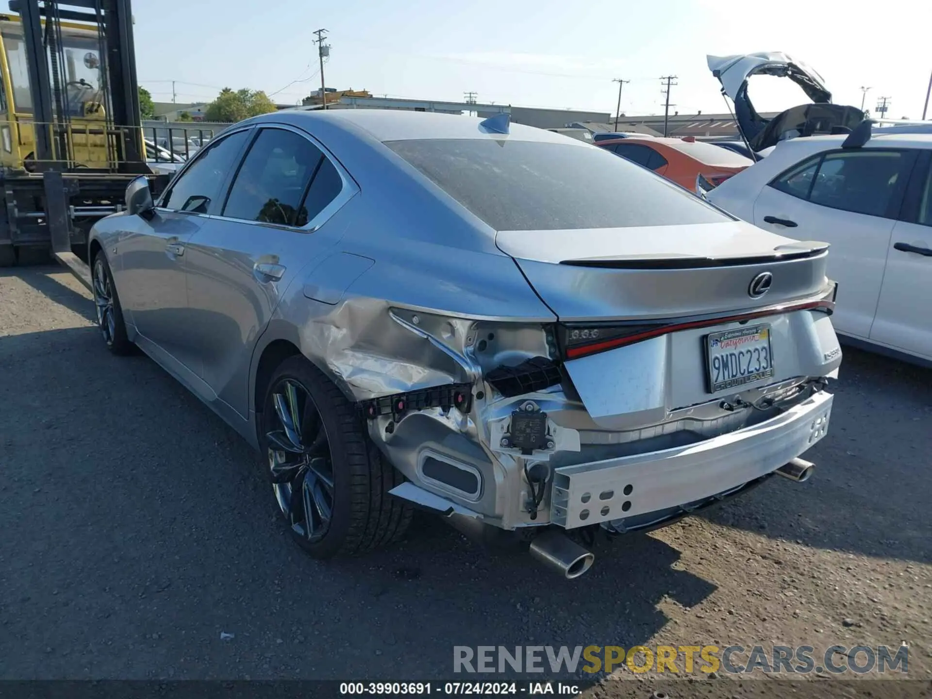 3 Photograph of a damaged car JTHGZ1B22R5076648 LEXUS IS 350 2024