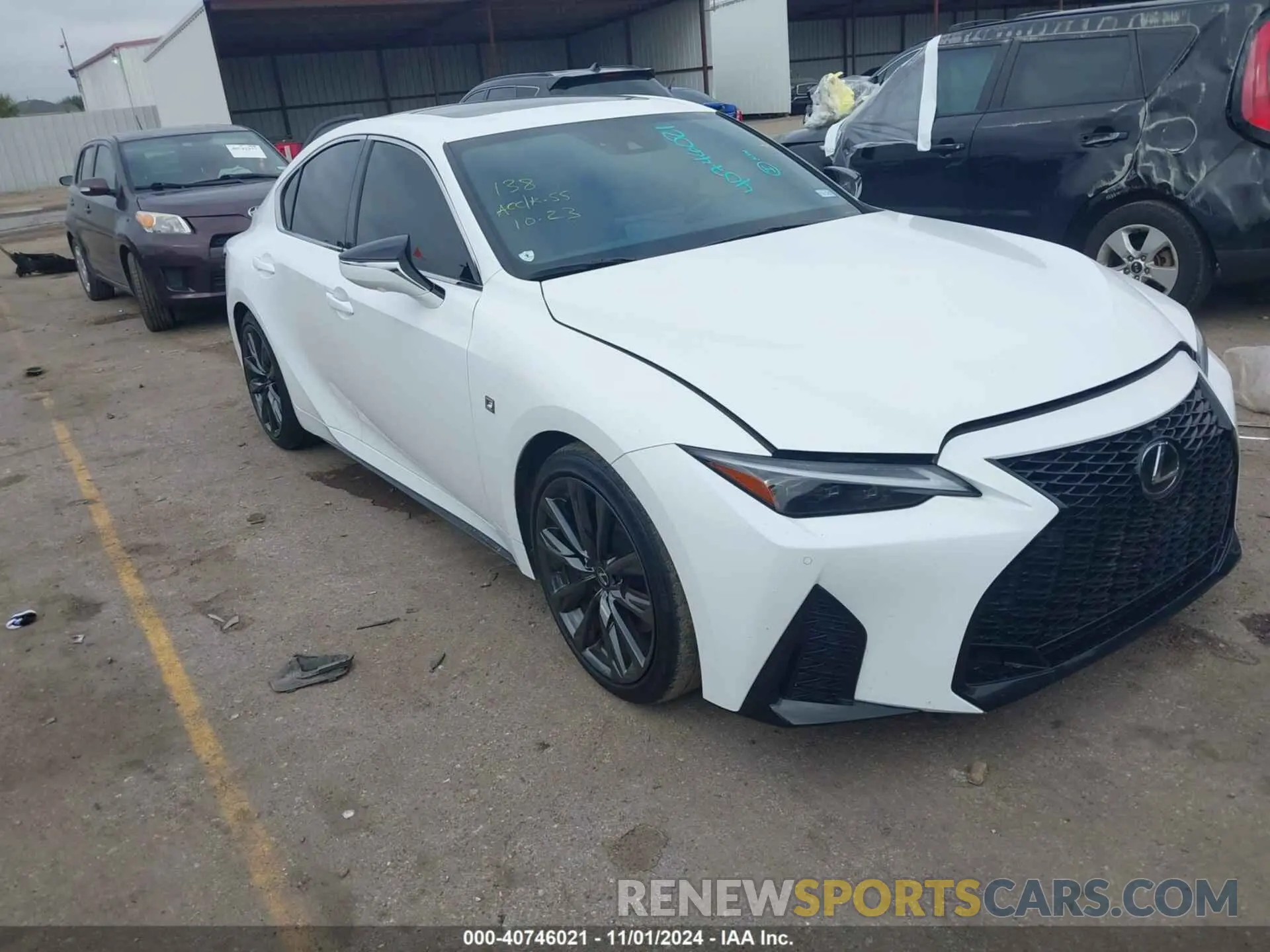 1 Photograph of a damaged car JTHGZ1B24R5072570 LEXUS IS 350 2024
