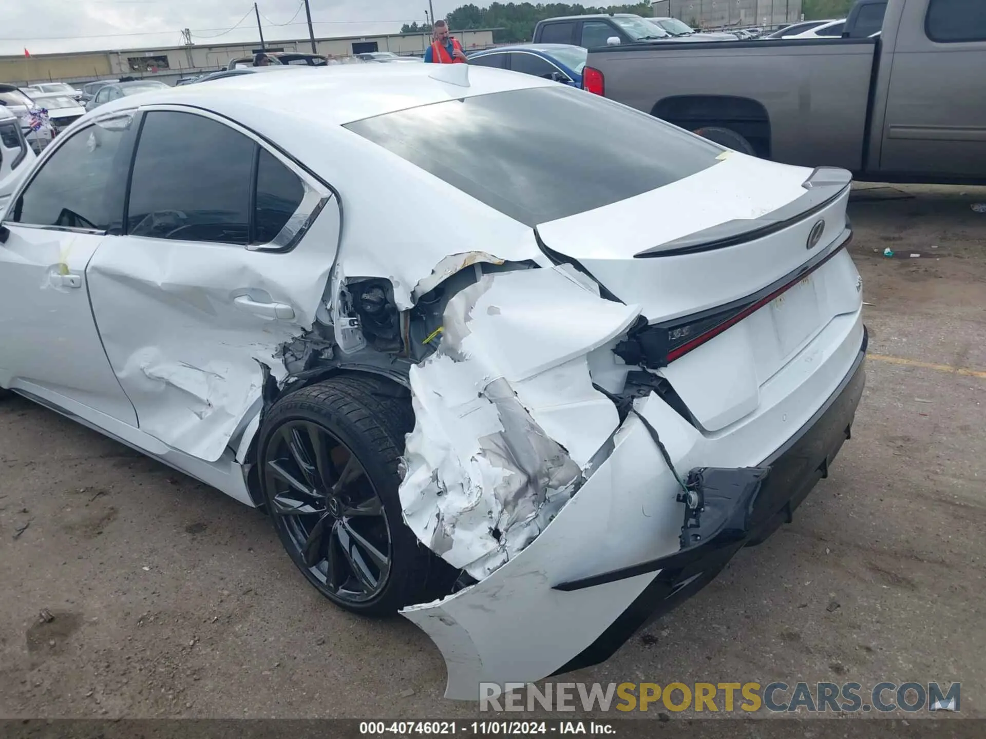 17 Photograph of a damaged car JTHGZ1B24R5072570 LEXUS IS 350 2024