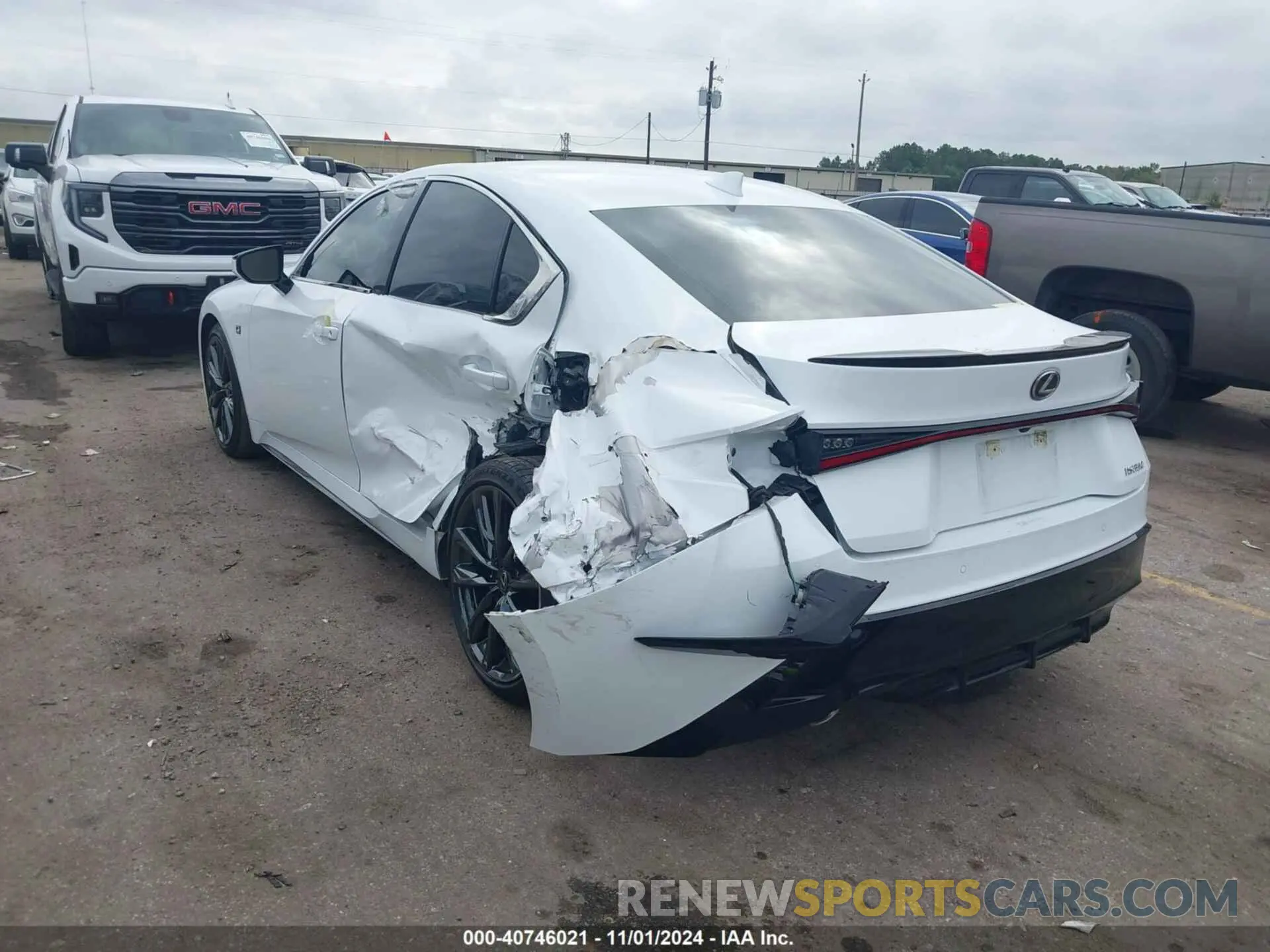 3 Photograph of a damaged car JTHGZ1B24R5072570 LEXUS IS 350 2024