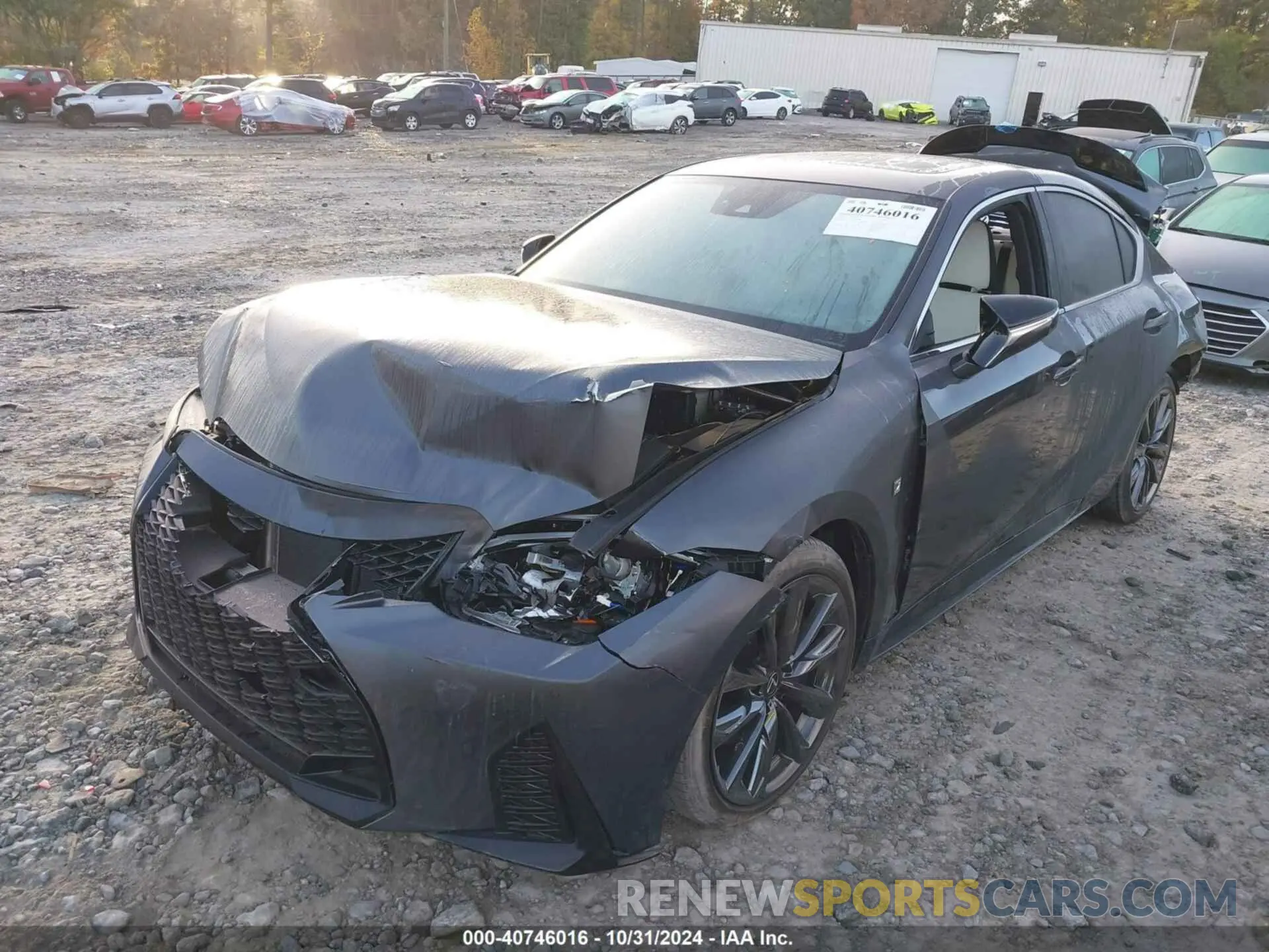 14 Photograph of a damaged car JTHGZ1B24R5079096 LEXUS IS 350 2024
