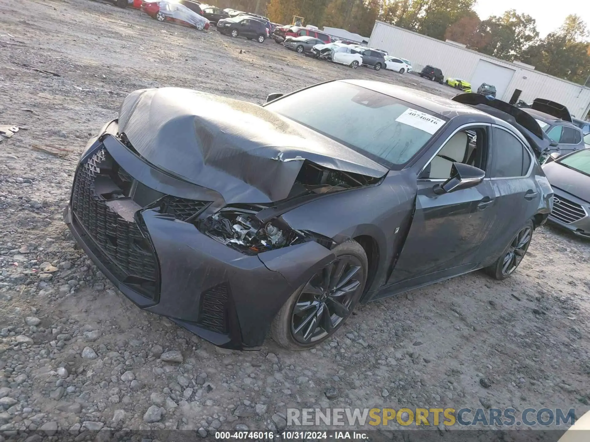 2 Photograph of a damaged car JTHGZ1B24R5079096 LEXUS IS 350 2024