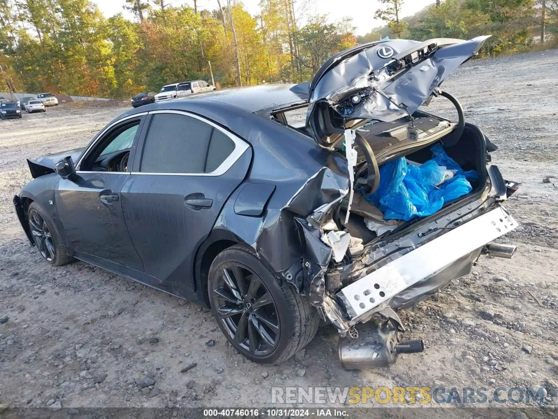 3 Photograph of a damaged car JTHGZ1B24R5079096 LEXUS IS 350 2024