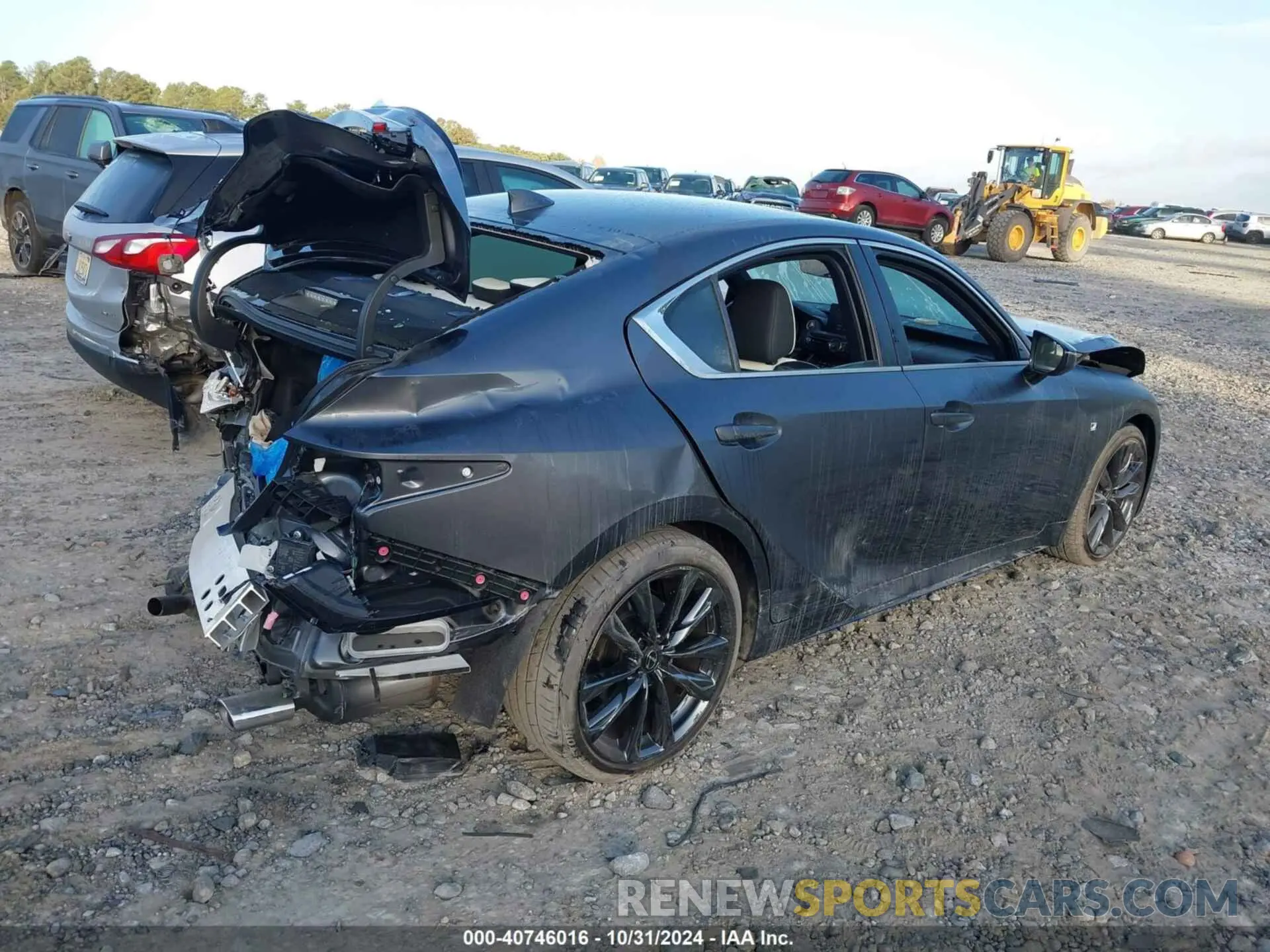 4 Photograph of a damaged car JTHGZ1B24R5079096 LEXUS IS 350 2024