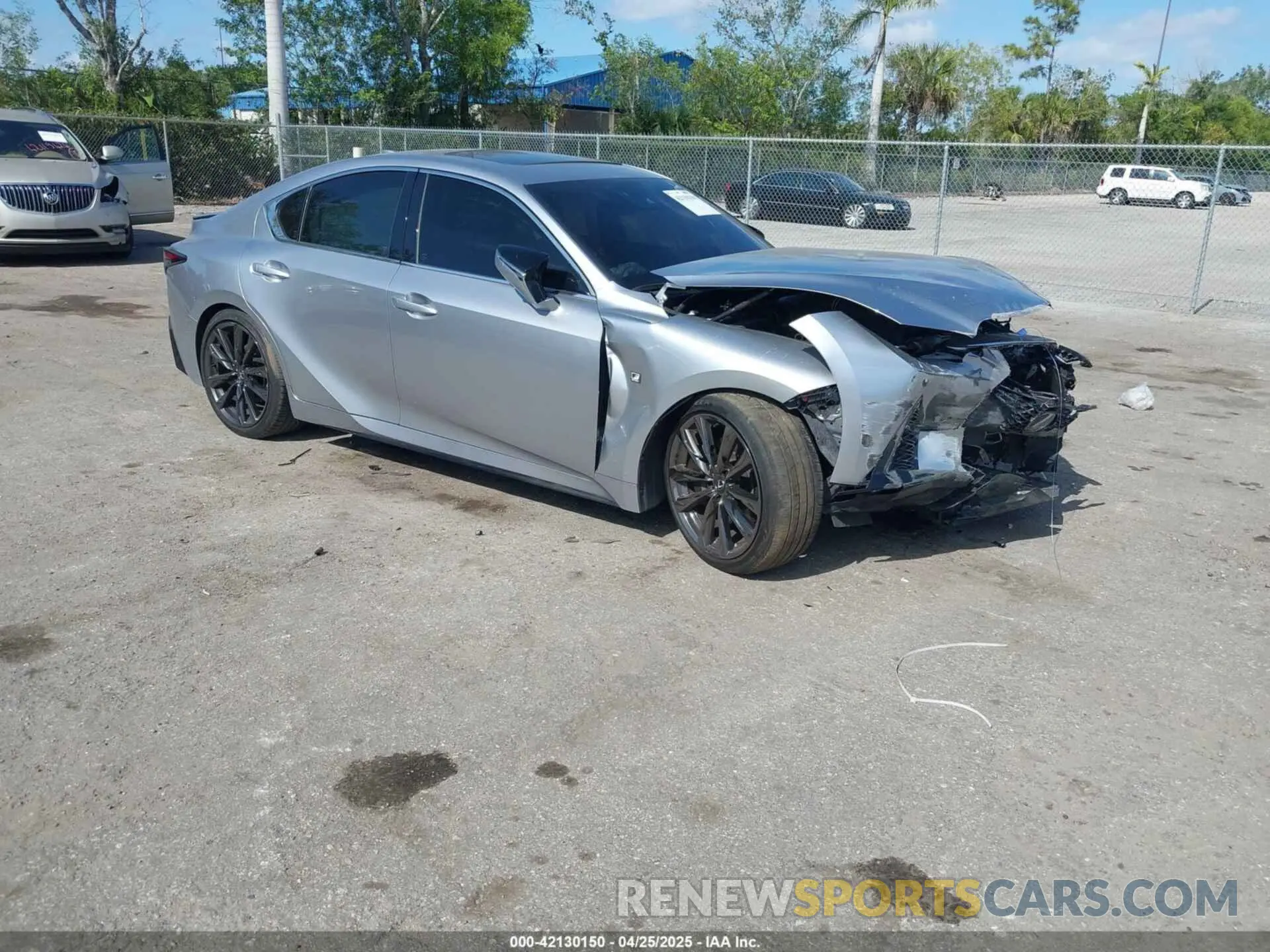 1 Photograph of a damaged car JTHGZ1B25R5078605 LEXUS IS 350 2024