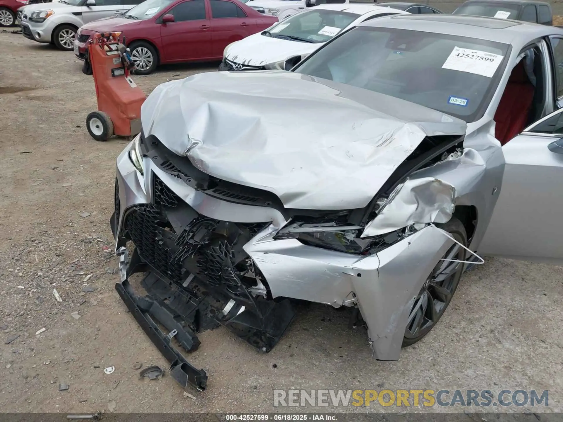 6 Photograph of a damaged car JTHGZ1B26R5072294 LEXUS IS 350 2024