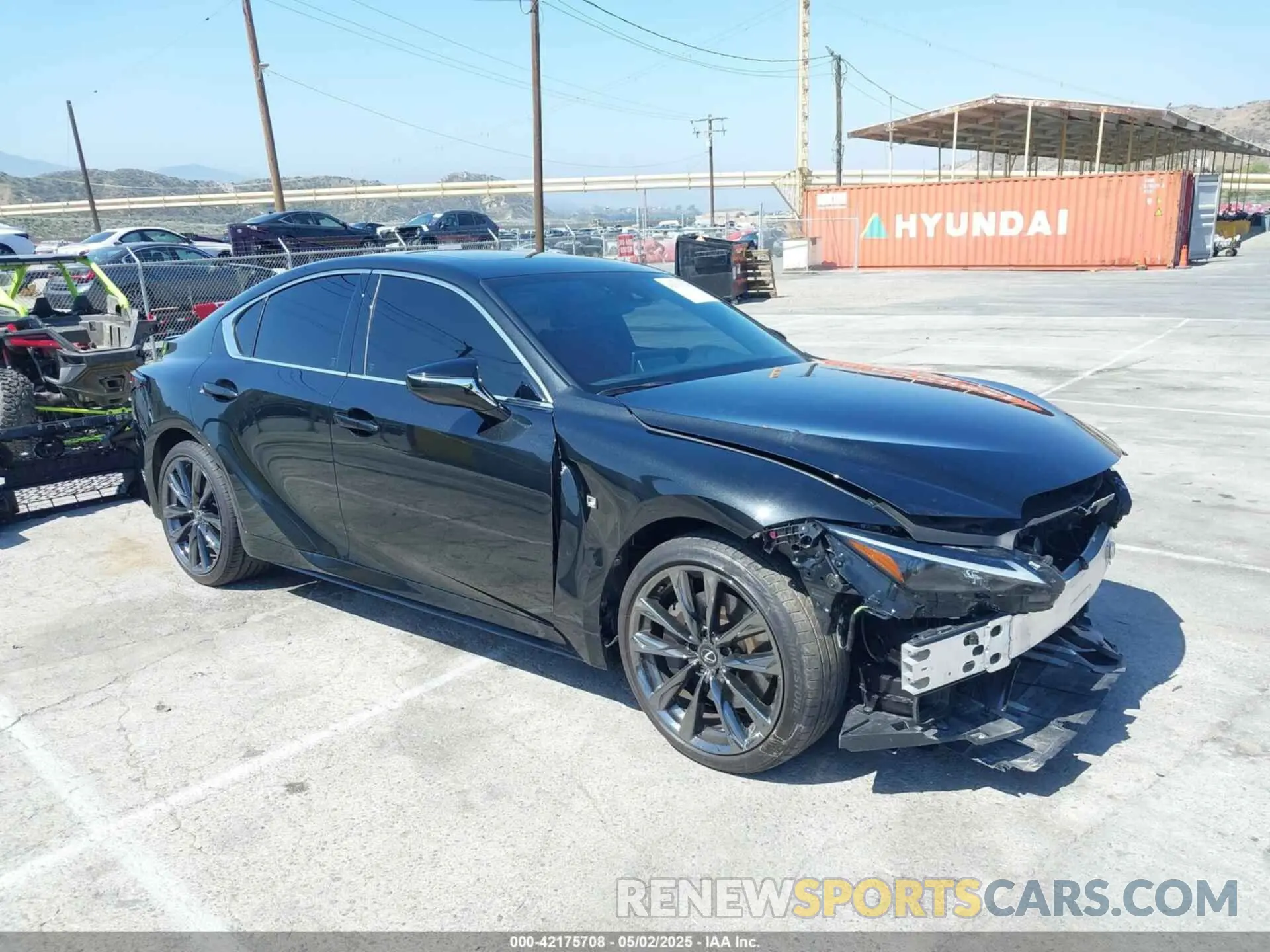 1 Photograph of a damaged car JTHGZ1B27R5080467 LEXUS IS 350 2024