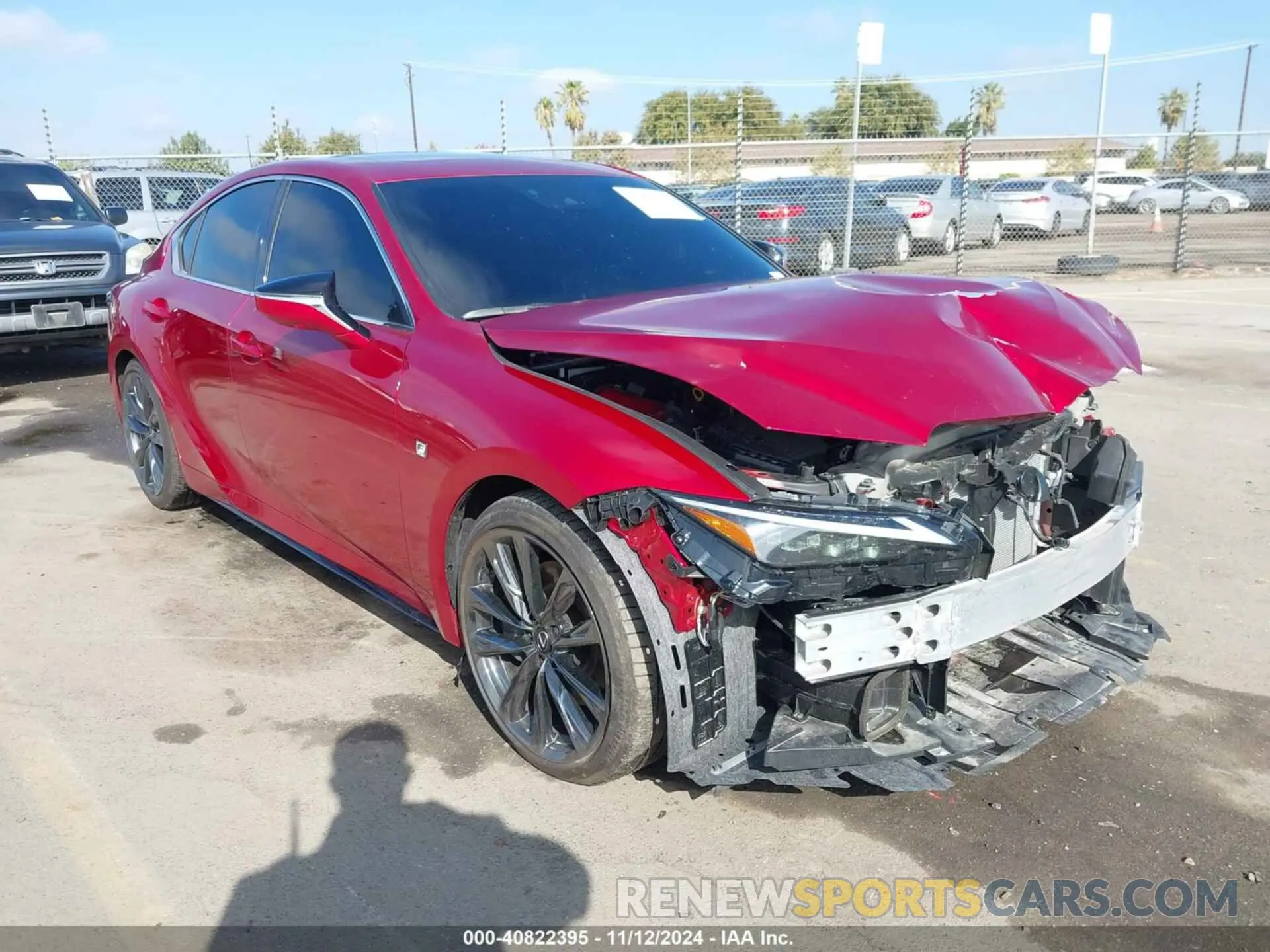 1 Photograph of a damaged car JTHGZ1B2XR5079068 LEXUS IS 350 2024