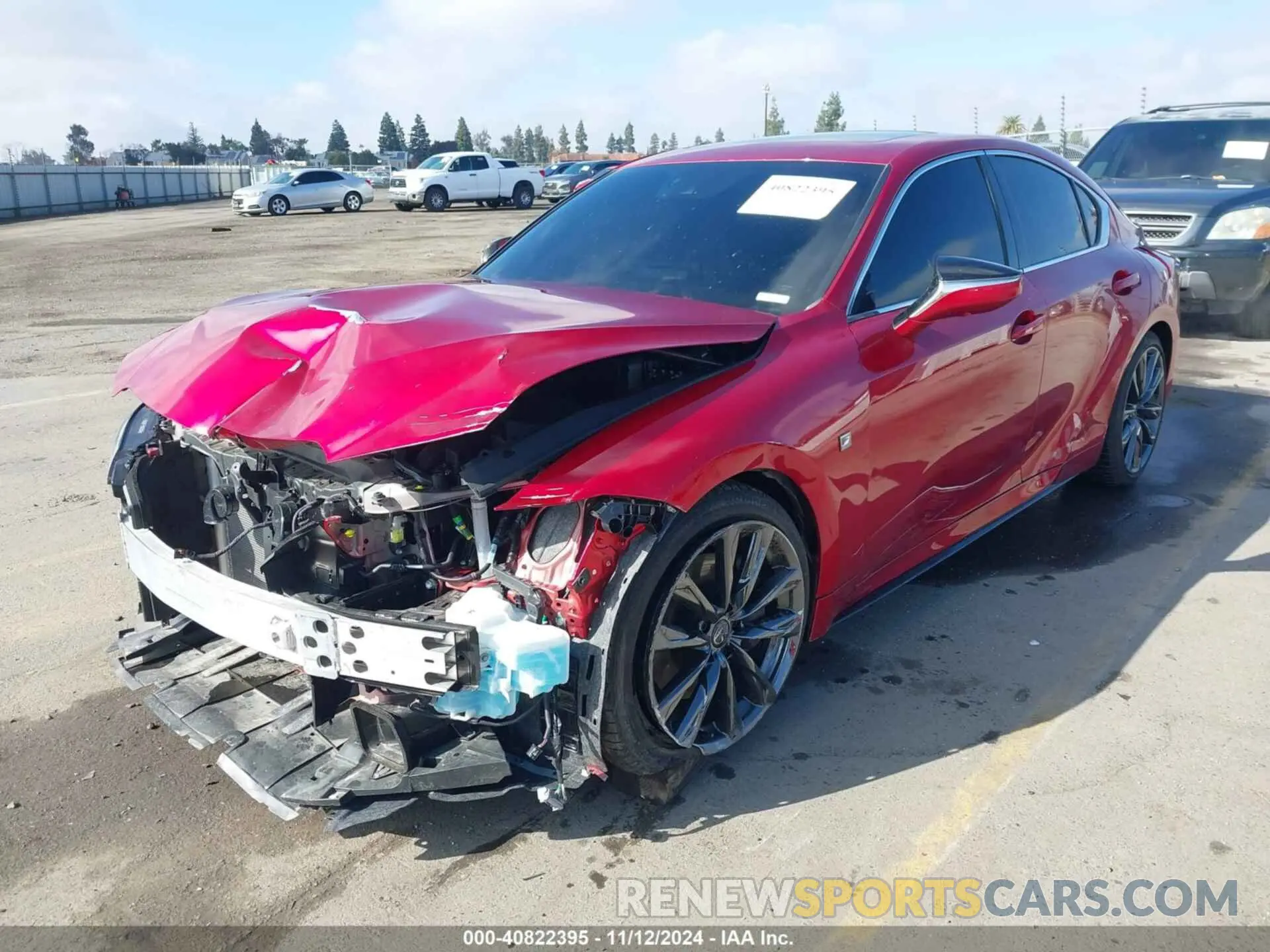 2 Photograph of a damaged car JTHGZ1B2XR5079068 LEXUS IS 350 2024