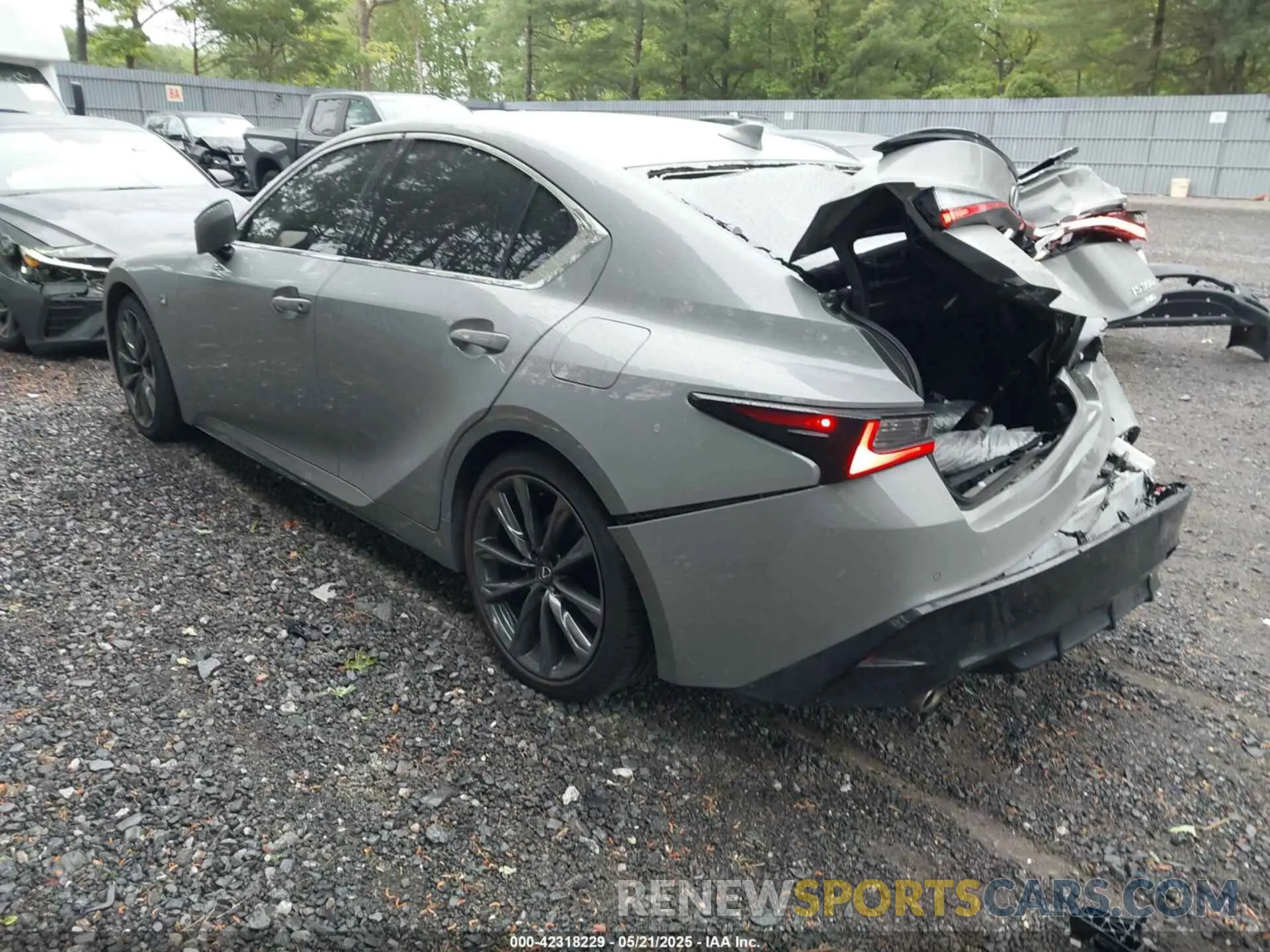 3 Photograph of a damaged car JTHGZ1E22R5035013 LEXUS IS 350 2024