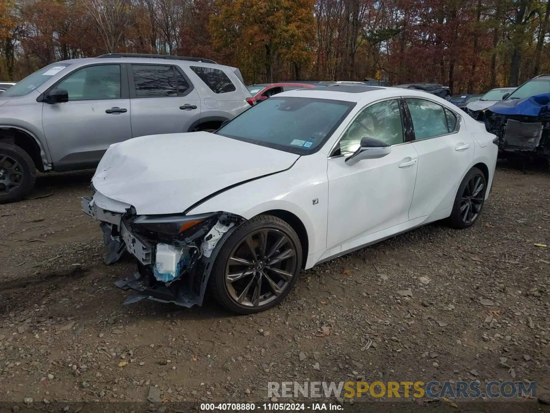 2 Photograph of a damaged car JTHGZ1E24R5036079 LEXUS IS 350 2024