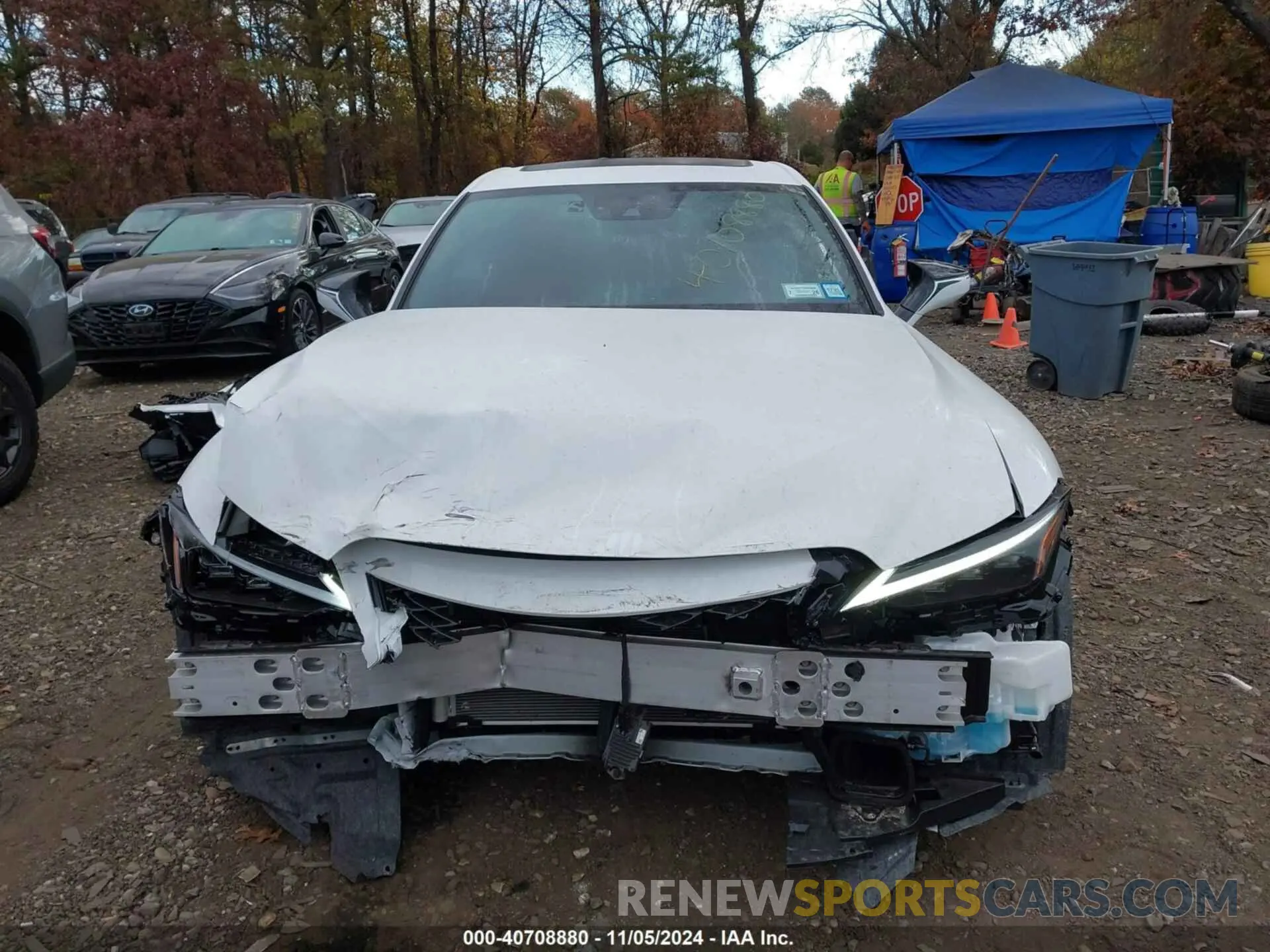 6 Photograph of a damaged car JTHGZ1E24R5036079 LEXUS IS 350 2024
