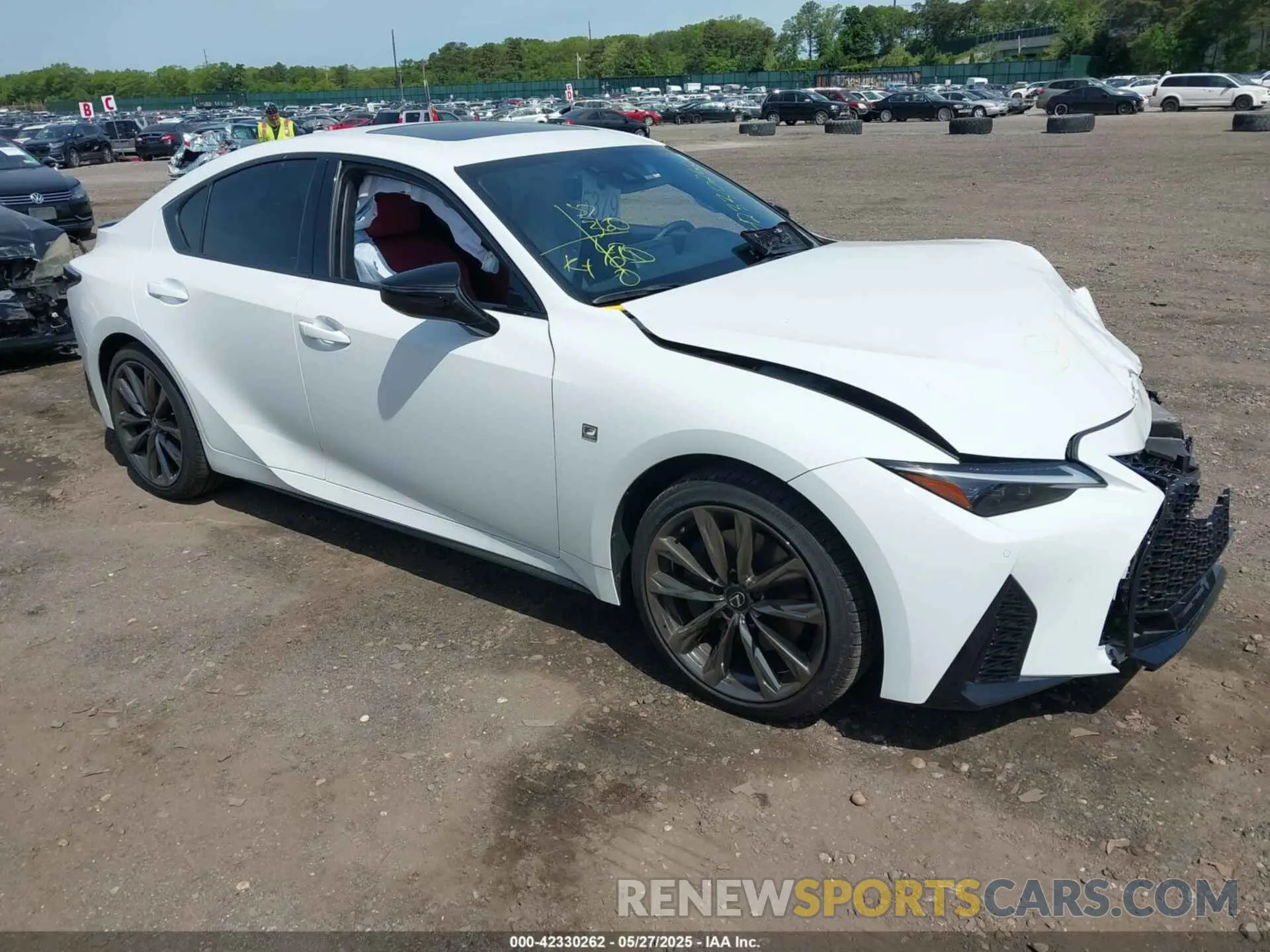 1 Photograph of a damaged car JTHGZ1E20S5038644 LEXUS IS 350 2025