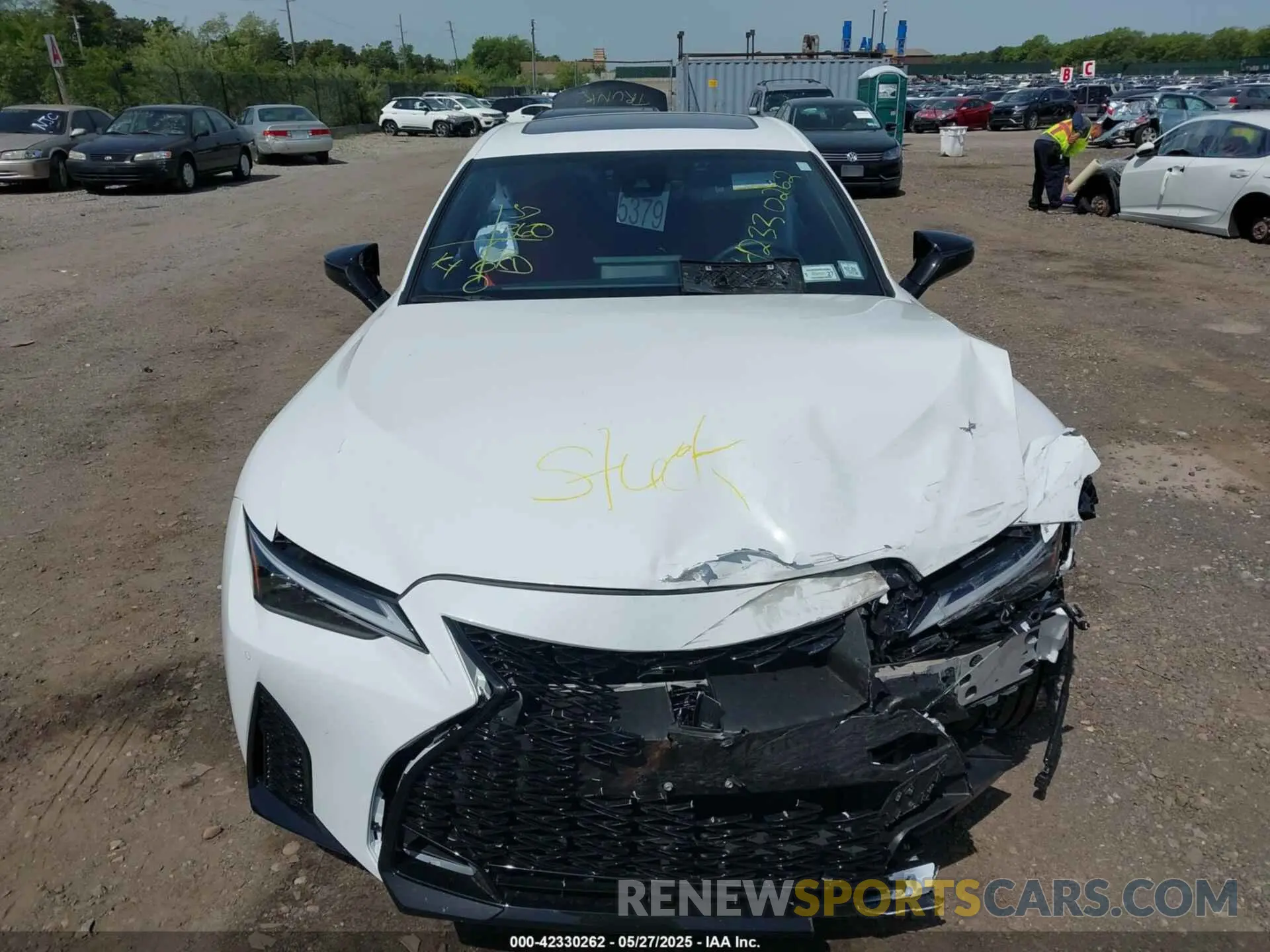 12 Photograph of a damaged car JTHGZ1E20S5038644 LEXUS IS 350 2025