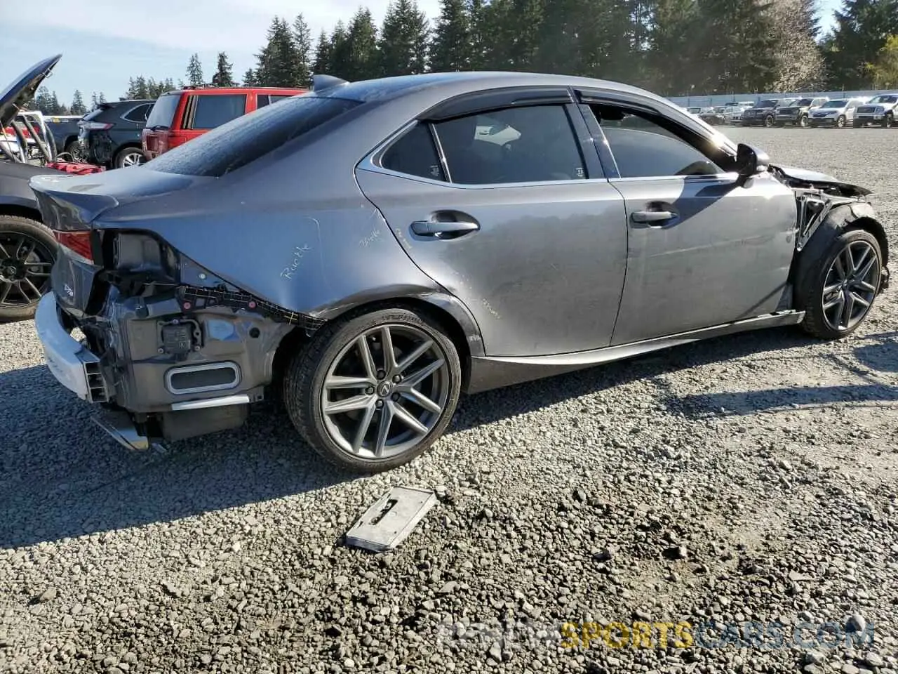 3 Photograph of a damaged car JTHGZ1B21L5036102 LEXUS IS 350 F S 2020