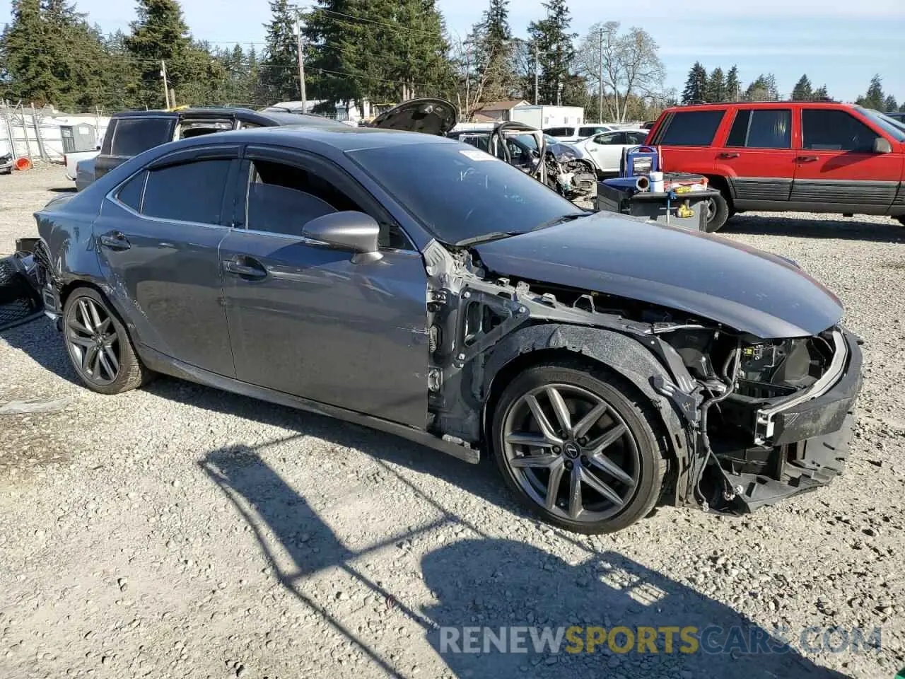 4 Photograph of a damaged car JTHGZ1B21L5036102 LEXUS IS 350 F S 2020