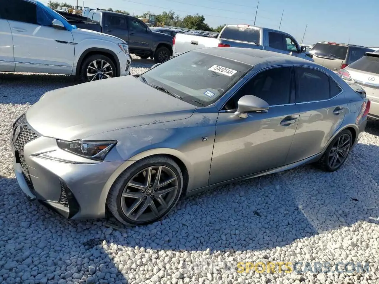 1 Photograph of a damaged car JTHGZ1B25L5036703 LEXUS IS 350 F S 2020