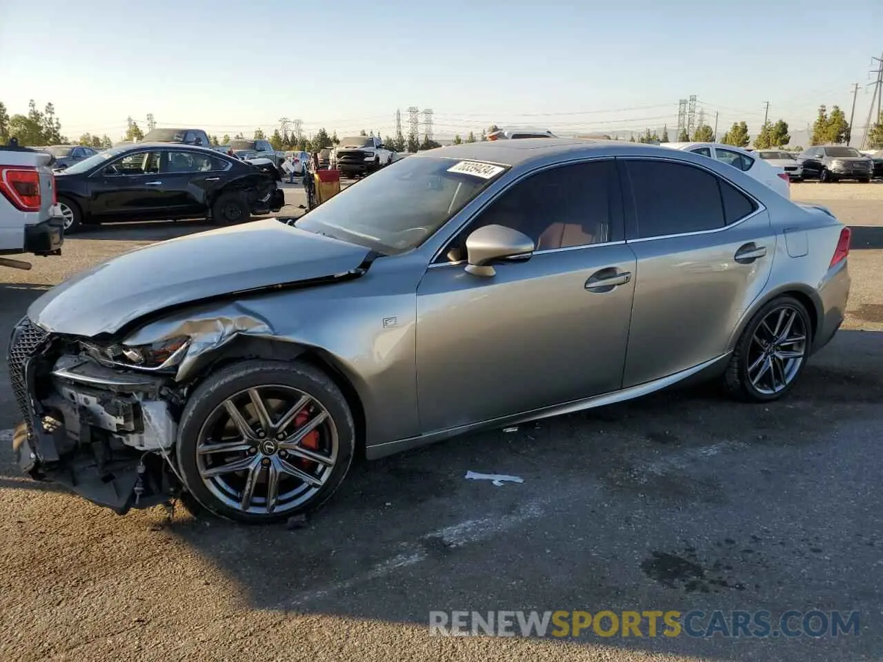 1 Photograph of a damaged car JTHGZ1B26L5035933 LEXUS IS 350 F S 2020