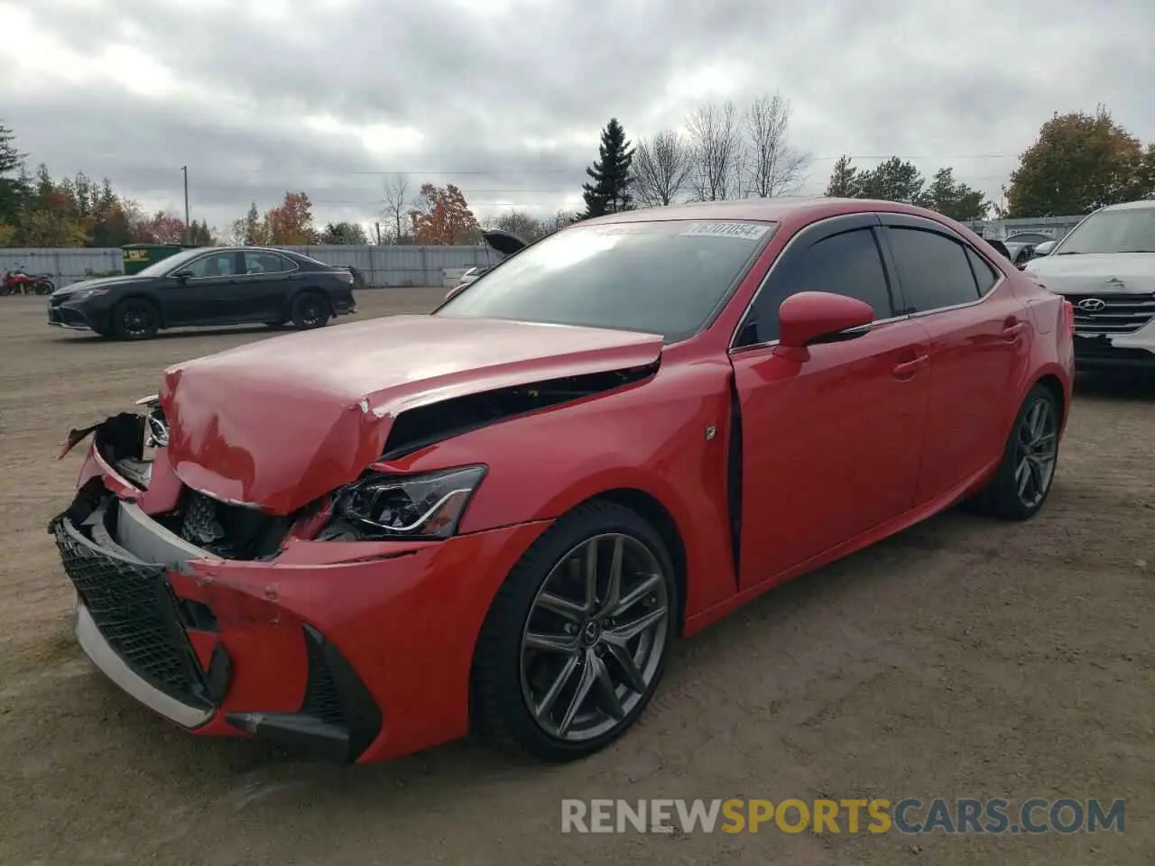 1 Photograph of a damaged car JTHGZ1E29L5017258 LEXUS IS 350 F S 2020