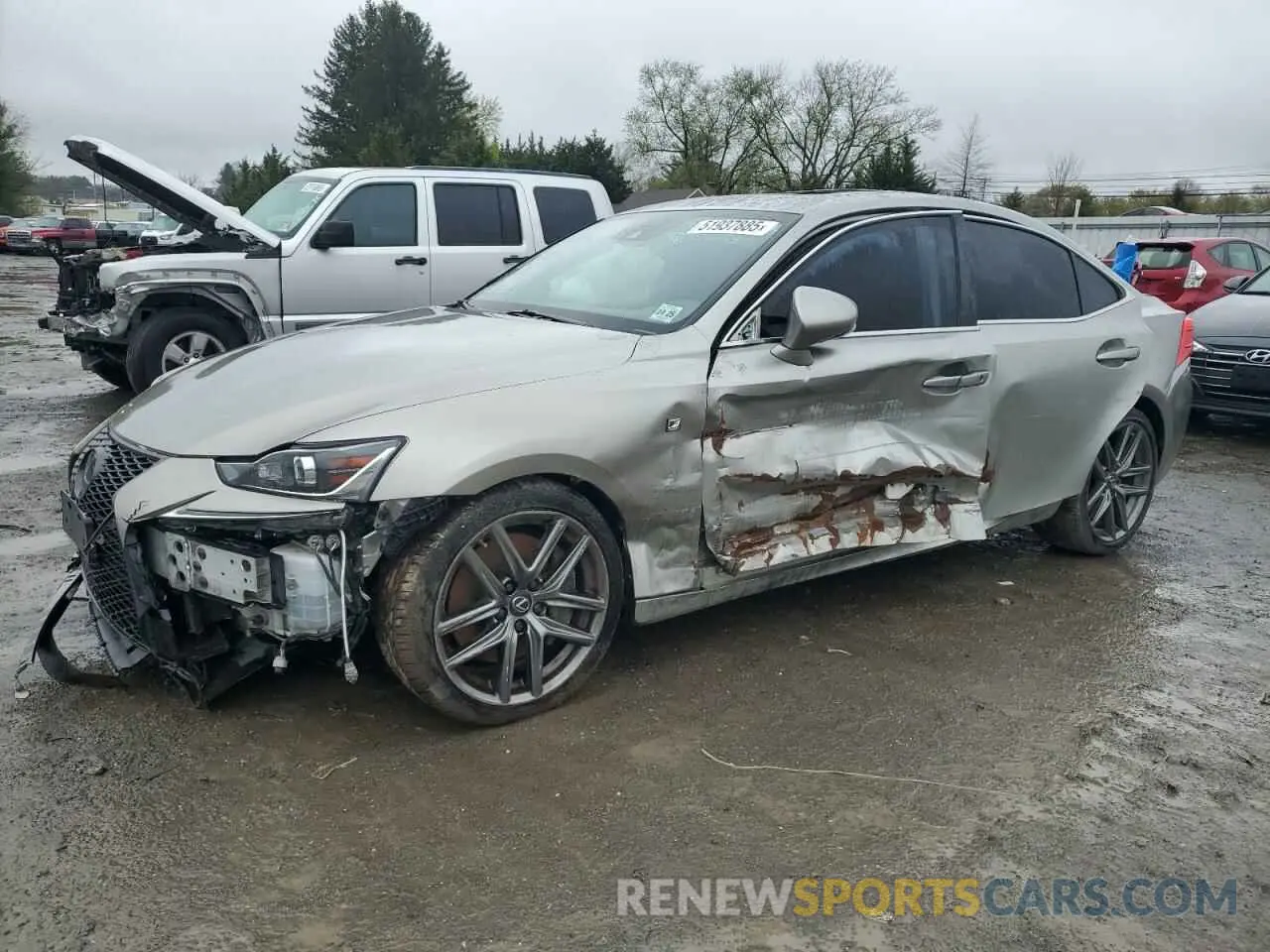 1 Photograph of a damaged car JTHGZ1E2XL5018242 LEXUS IS 350 F S 2020