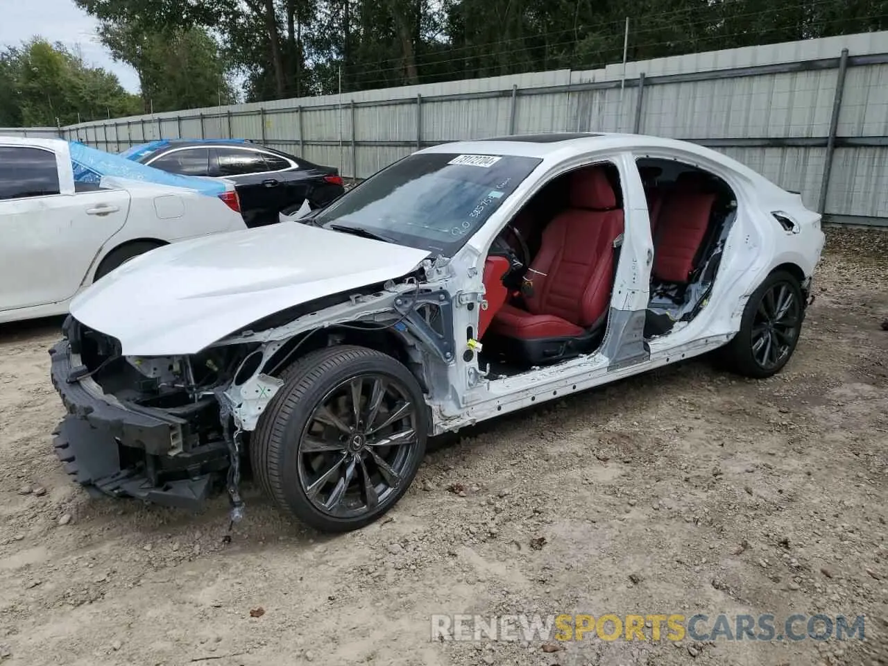 1 Photograph of a damaged car JTHGZ1B20M5039252 LEXUS IS 350 F S 2021