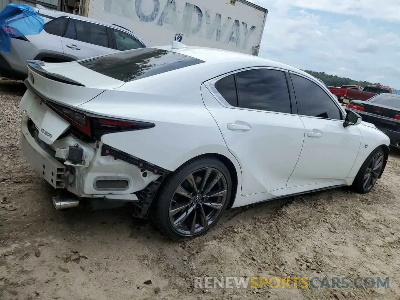 3 Photograph of a damaged car JTHGZ1B20M5039252 LEXUS IS 350 F S 2021