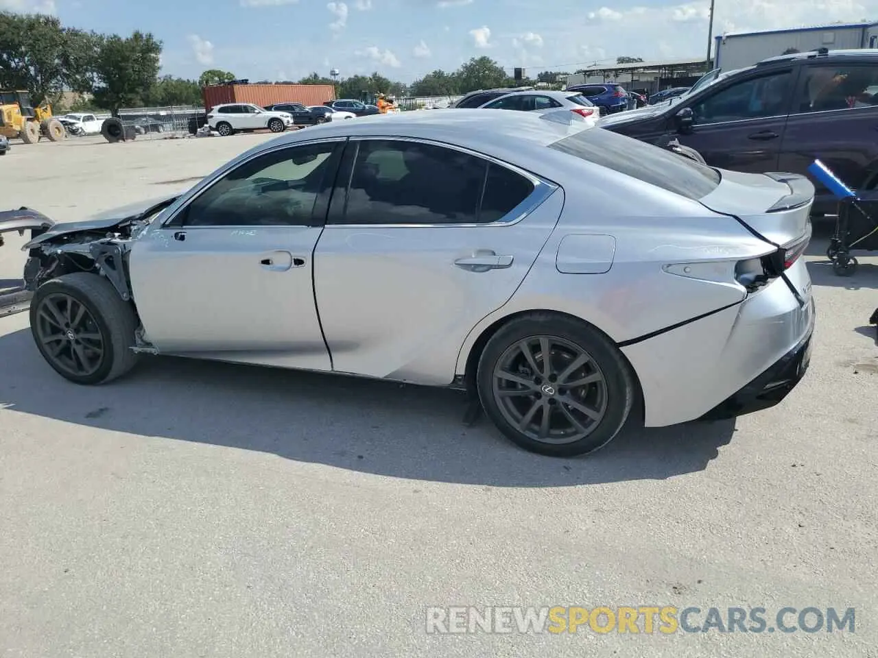 2 Photograph of a damaged car JTHGZ1B21M5038496 LEXUS IS 350 F S 2021