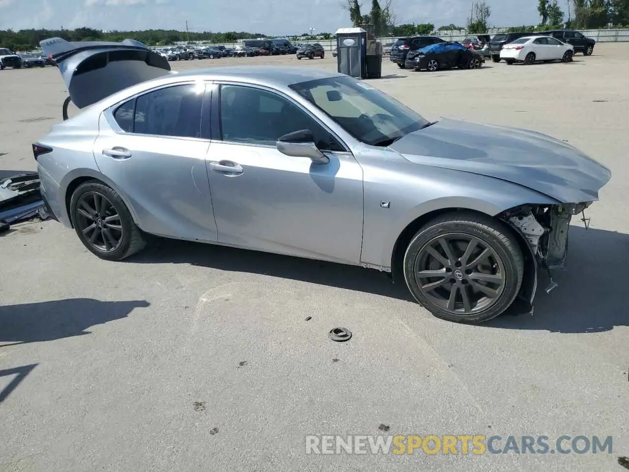 4 Photograph of a damaged car JTHGZ1B21M5038496 LEXUS IS 350 F S 2021