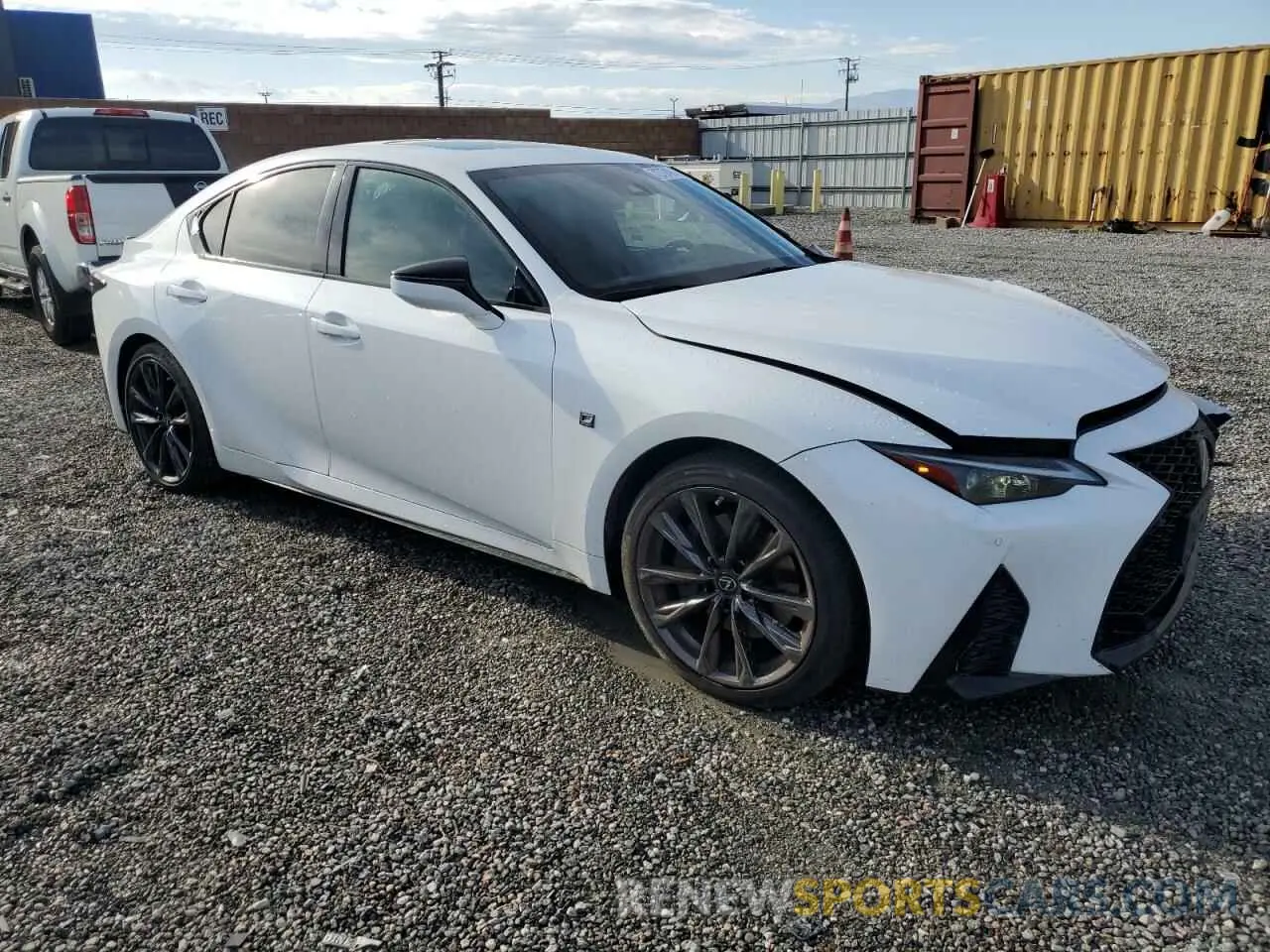 4 Photograph of a damaged car JTHGZ1B21M5043696 LEXUS IS 350 F S 2021
