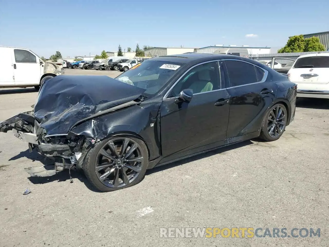 1 Photograph of a damaged car JTHGZ1B22M5038927 LEXUS IS 350 F S 2021