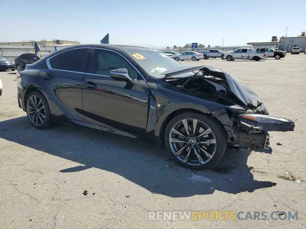 4 Photograph of a damaged car JTHGZ1B22M5038927 LEXUS IS 350 F S 2021