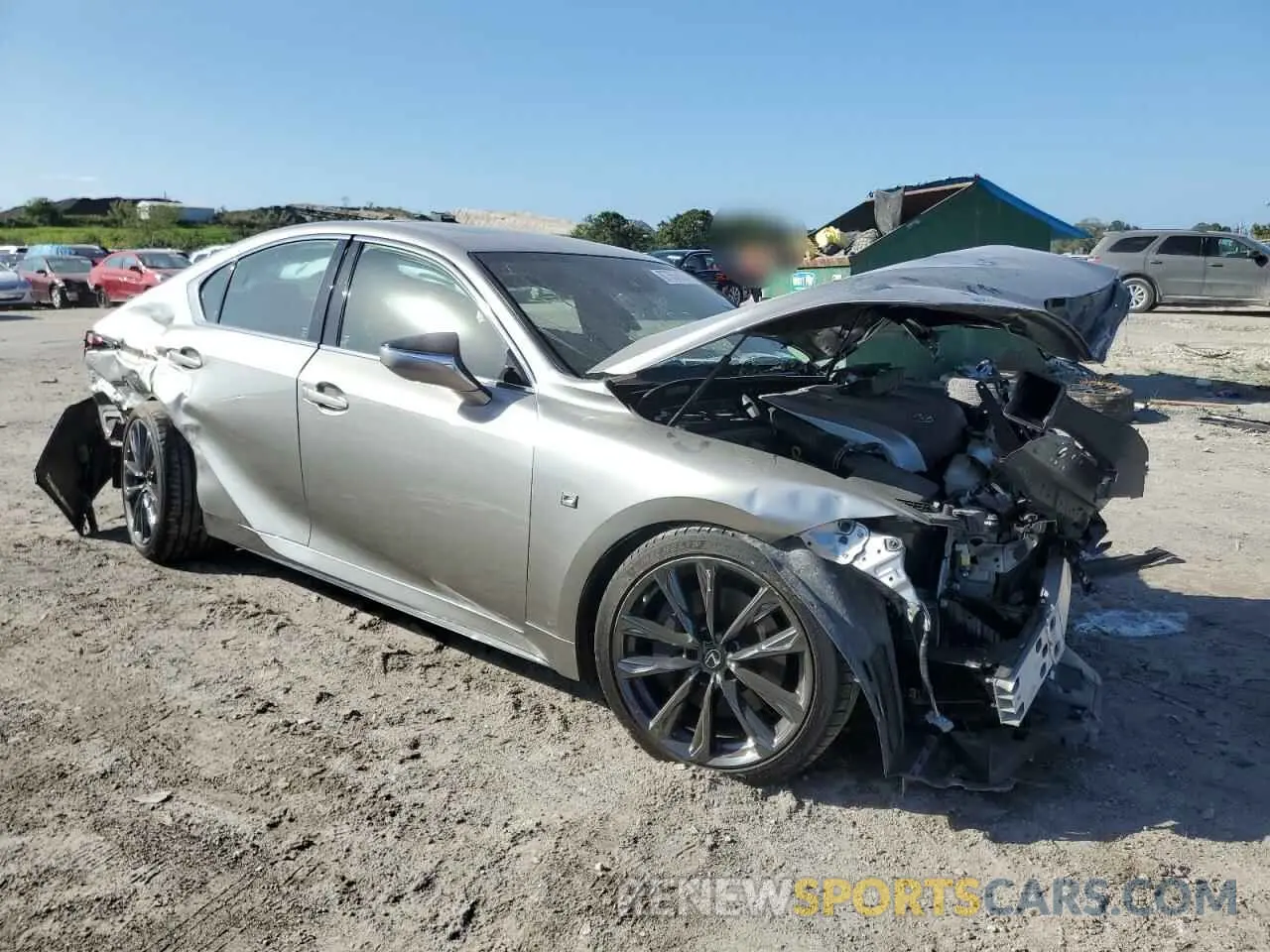 4 Photograph of a damaged car JTHGZ1B22M5047398 LEXUS IS 350 F S 2021