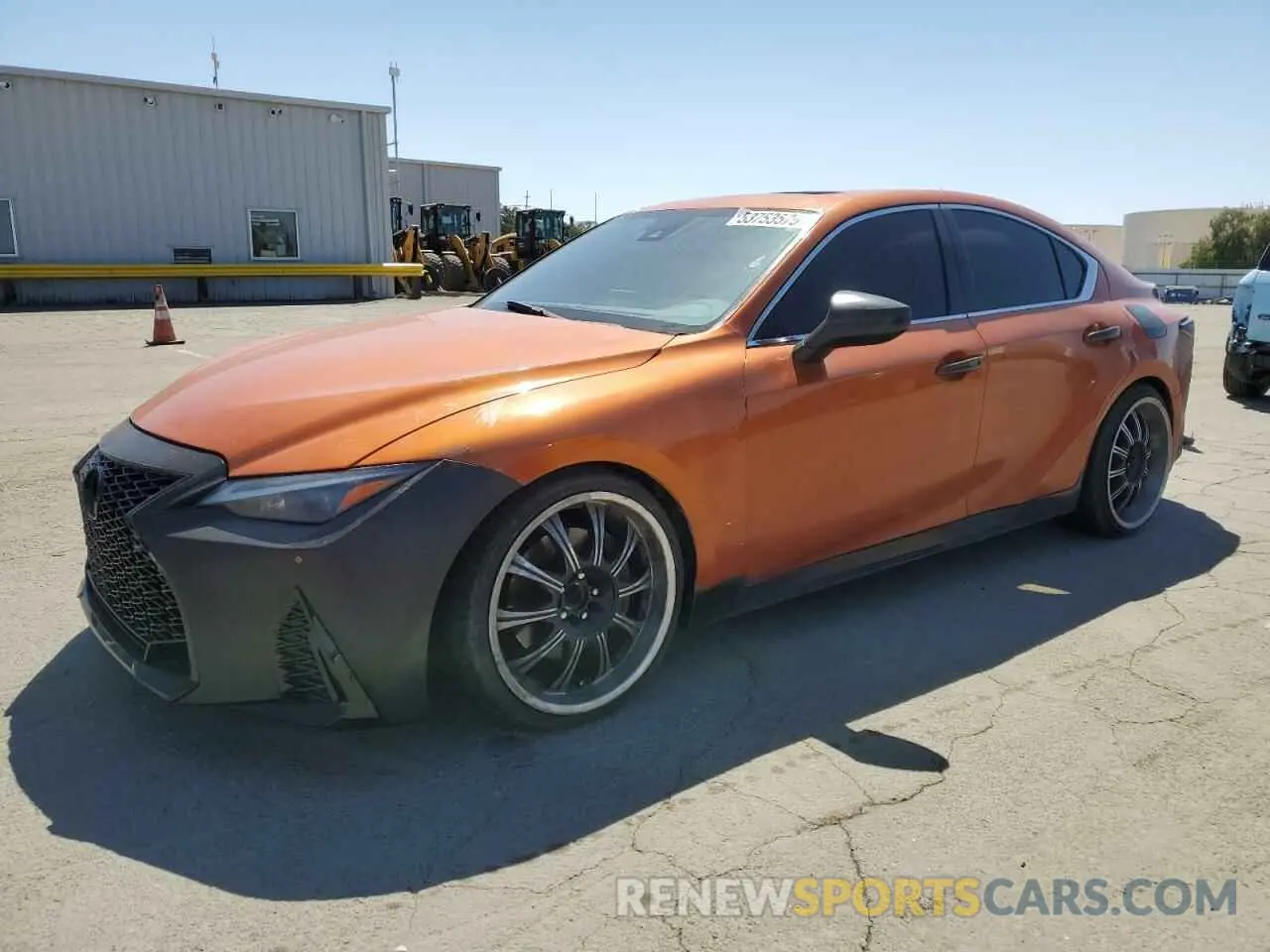1 Photograph of a damaged car JTHGZ1B22M5048535 LEXUS IS 350 F S 2021