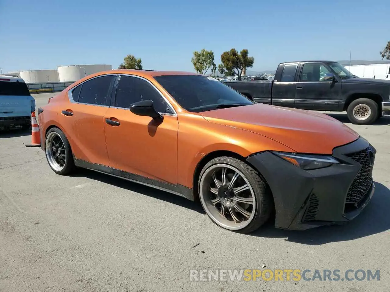 4 Photograph of a damaged car JTHGZ1B22M5048535 LEXUS IS 350 F S 2021