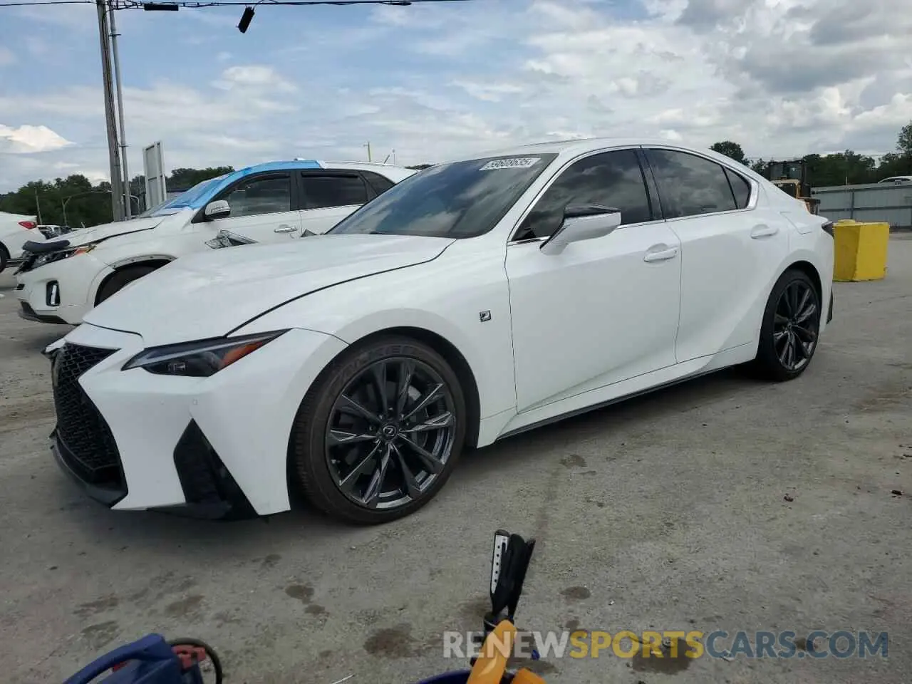 1 Photograph of a damaged car JTHGZ1B23M5039200 LEXUS IS 350 F S 2021