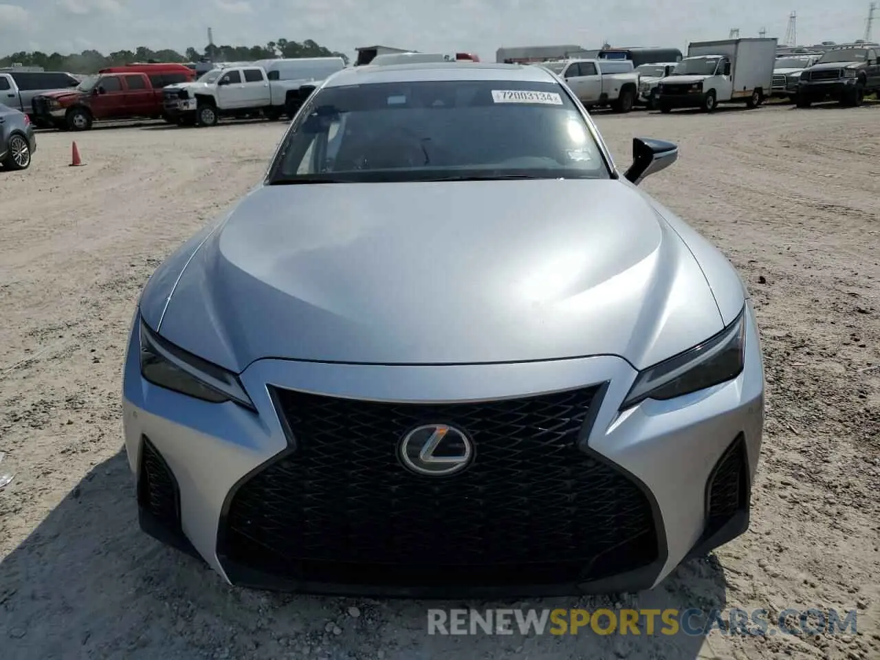 5 Photograph of a damaged car JTHGZ1B24M5037990 LEXUS IS 350 F S 2021
