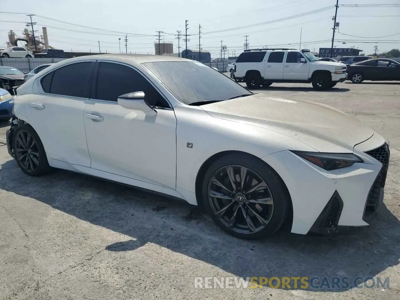4 Photograph of a damaged car JTHGZ1B24M5042929 LEXUS IS 350 F S 2021