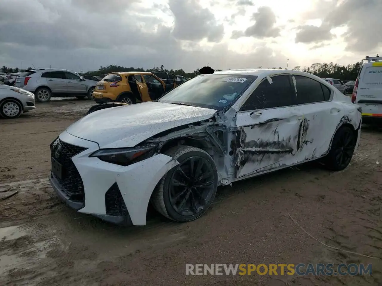 1 Photograph of a damaged car JTHGZ1B25M5041885 LEXUS IS 350 F S 2021