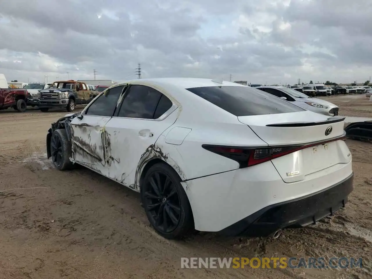2 Photograph of a damaged car JTHGZ1B25M5041885 LEXUS IS 350 F S 2021