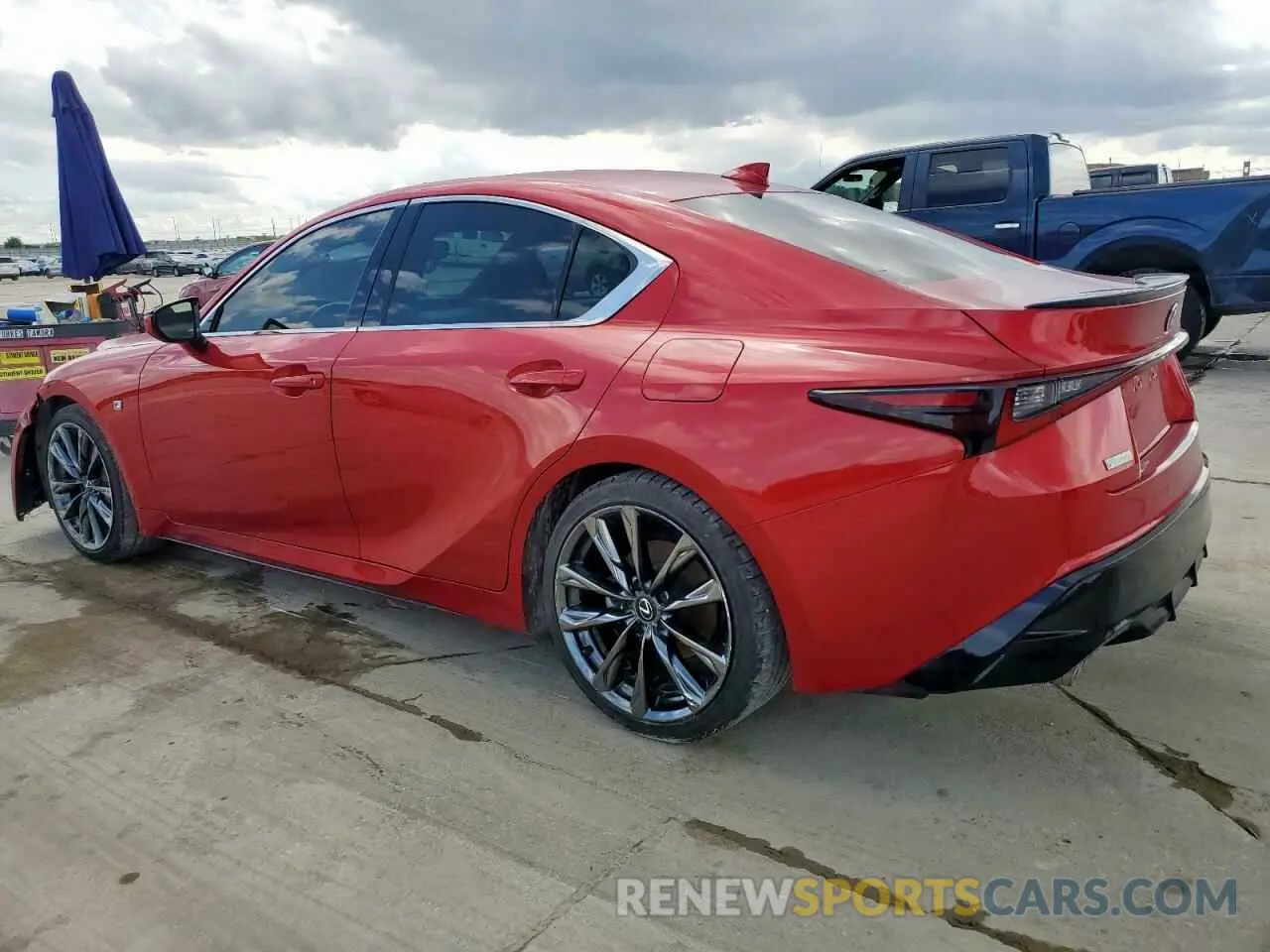 2 Photograph of a damaged car JTHGZ1B25M5043006 LEXUS IS 350 F S 2021