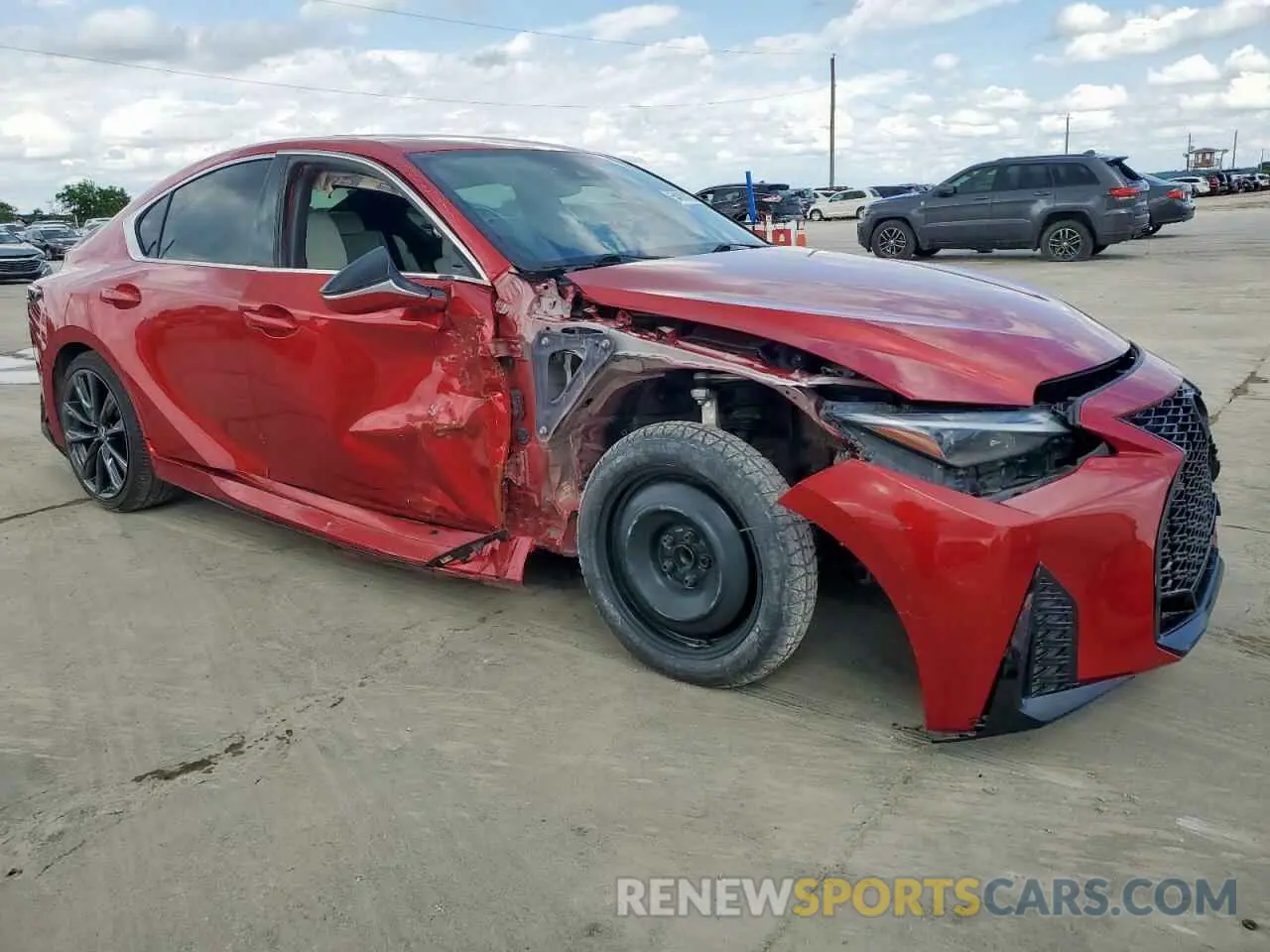 4 Photograph of a damaged car JTHGZ1B25M5043006 LEXUS IS 350 F S 2021