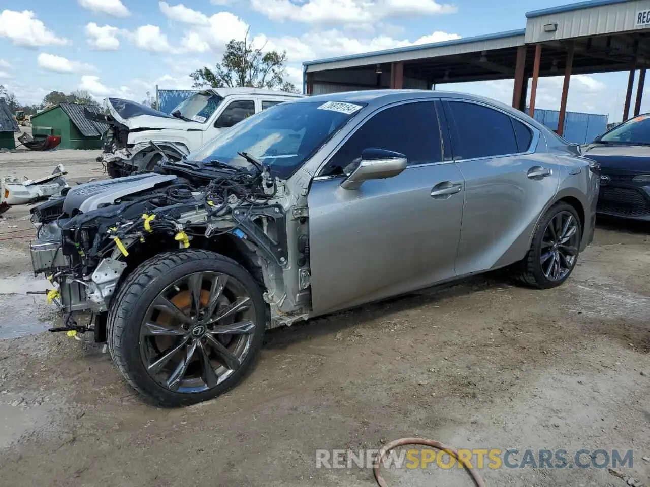 1 Photograph of a damaged car JTHGZ1B26M5041023 LEXUS IS 350 F S 2021