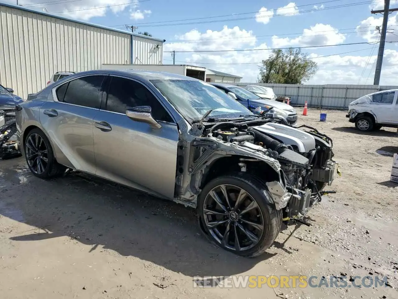 4 Photograph of a damaged car JTHGZ1B26M5041023 LEXUS IS 350 F S 2021