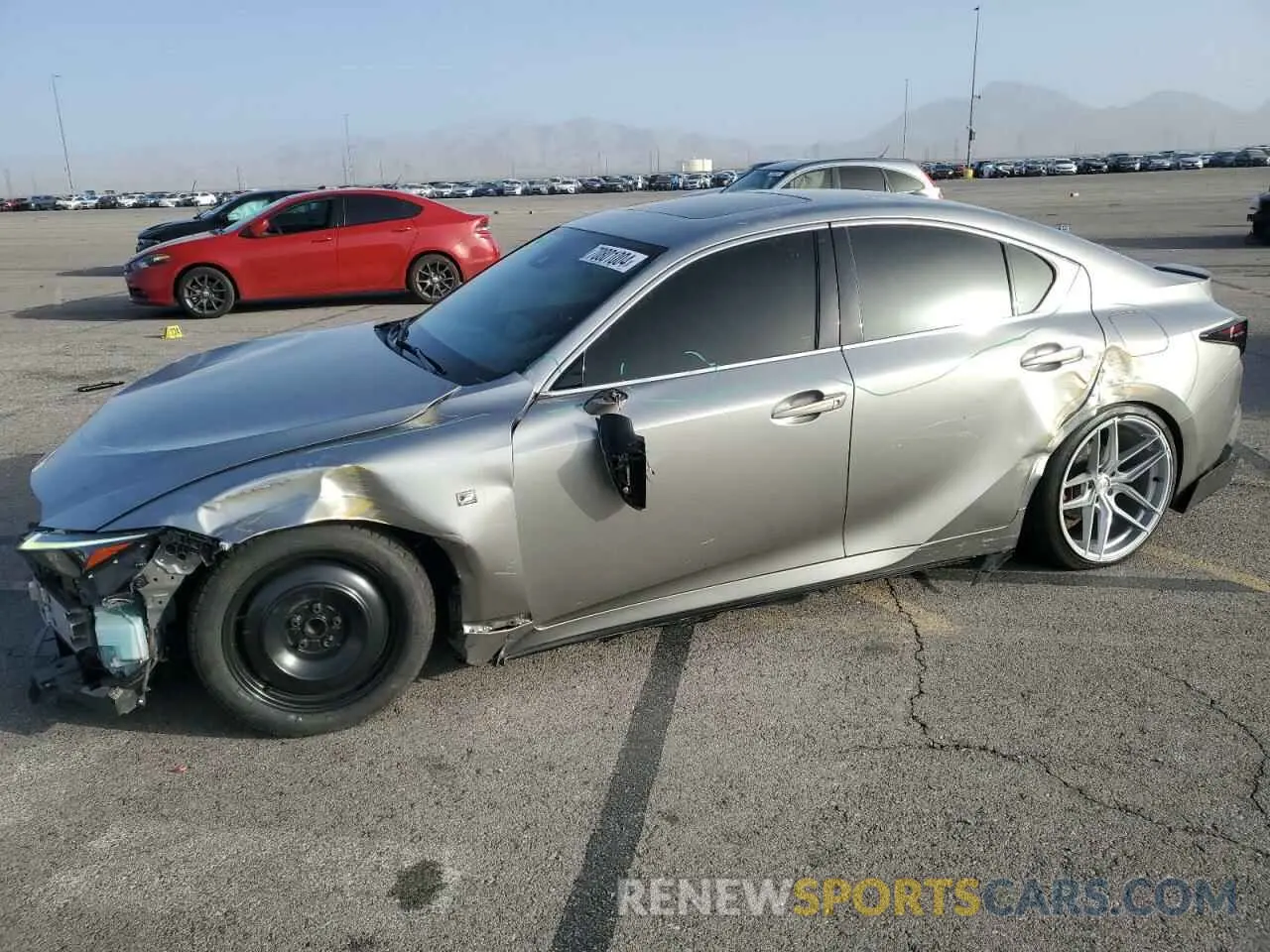 1 Photograph of a damaged car JTHGZ1B26M5041376 LEXUS IS 350 F S 2021