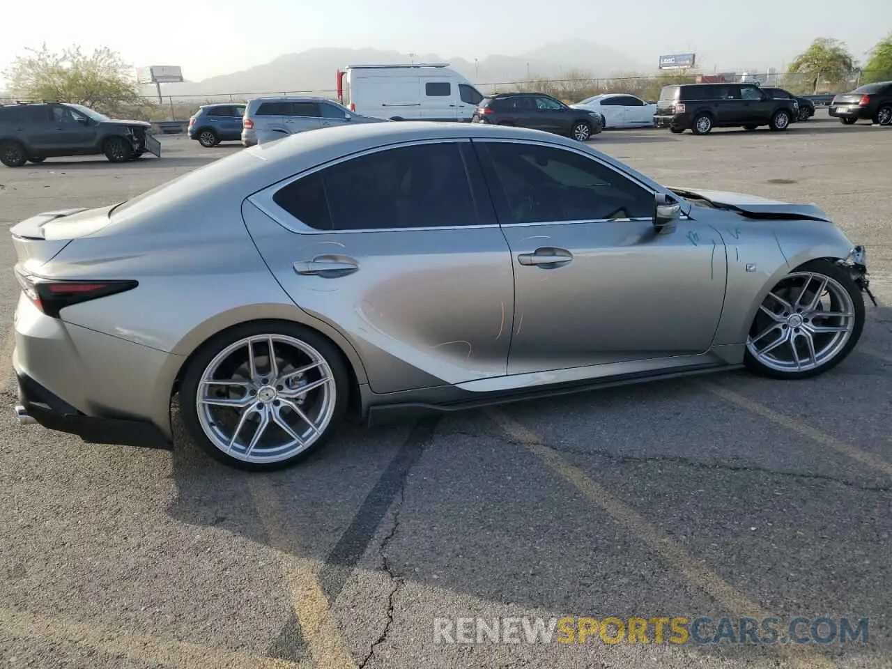 3 Photograph of a damaged car JTHGZ1B26M5041376 LEXUS IS 350 F S 2021